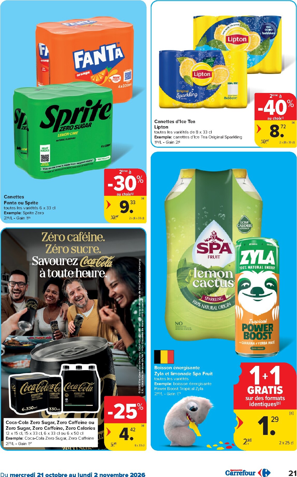 carrefour - Carrefour Hypermarchés folder voor volgende week van woensdag 21/10/2026 tot maandag 02/11/2026 - page: 21