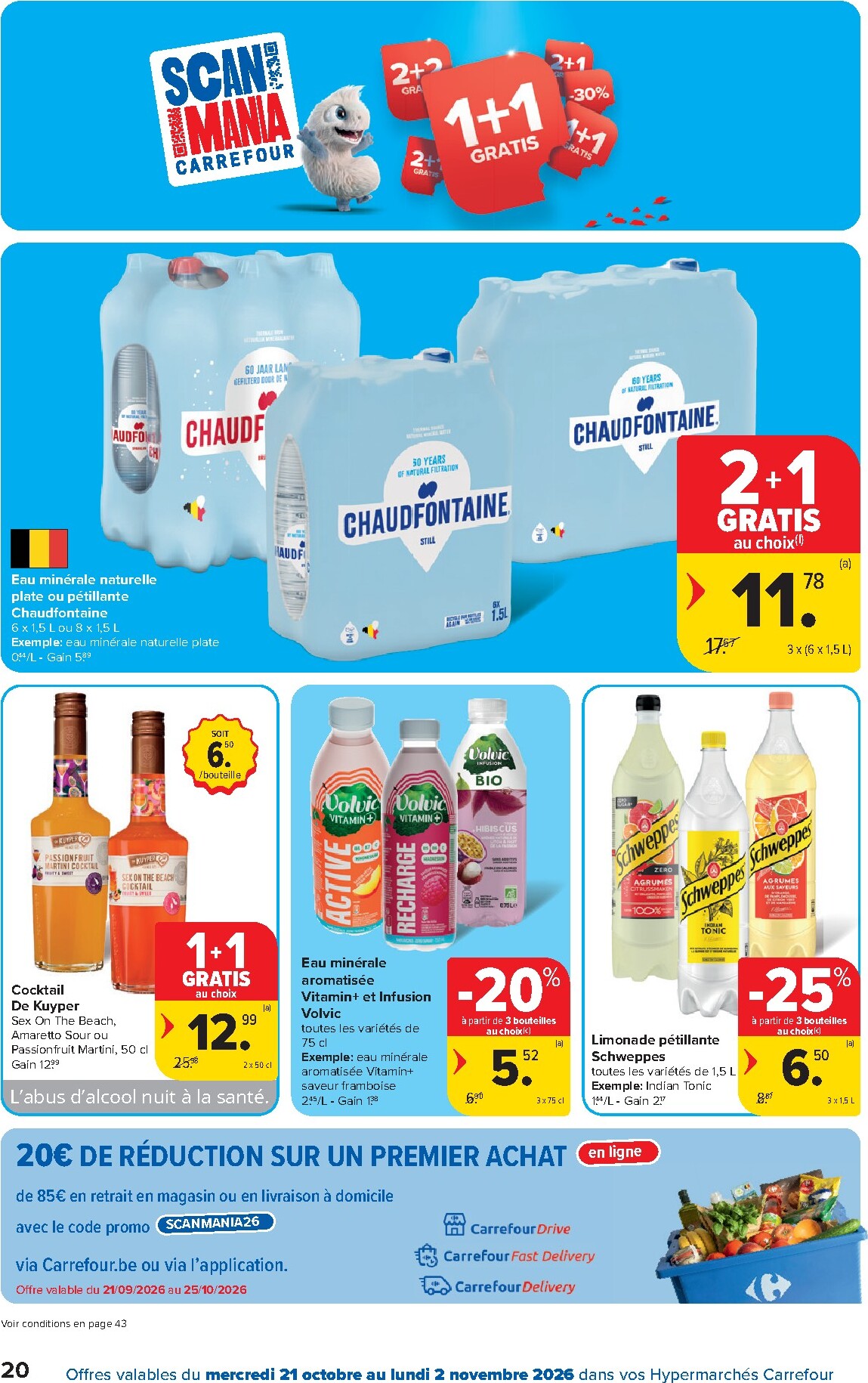 carrefour - Carrefour Hypermarchés folder voor volgende week van woensdag 21/10/2026 tot maandag 02/11/2026 - page: 20