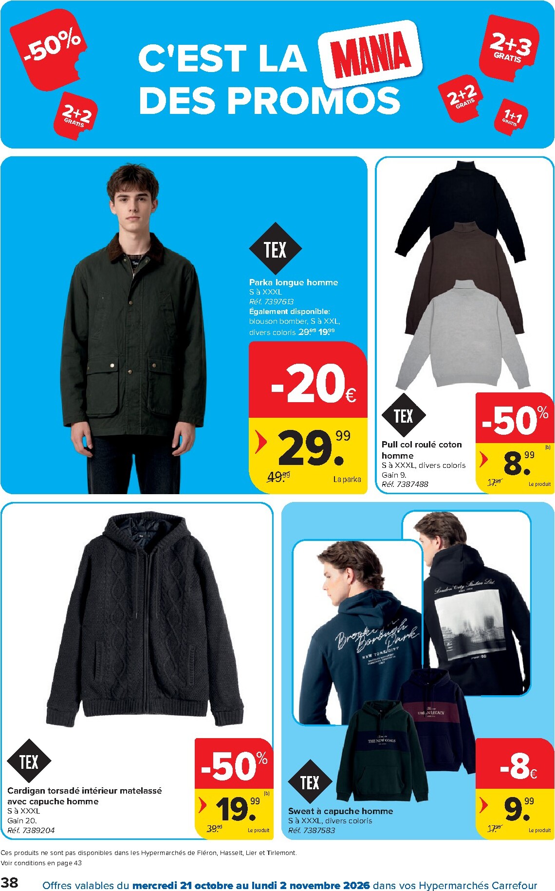 carrefour - Carrefour Hypermarchés folder voor volgende week van woensdag 21/10/2026 tot maandag 02/11/2026 - page: 38