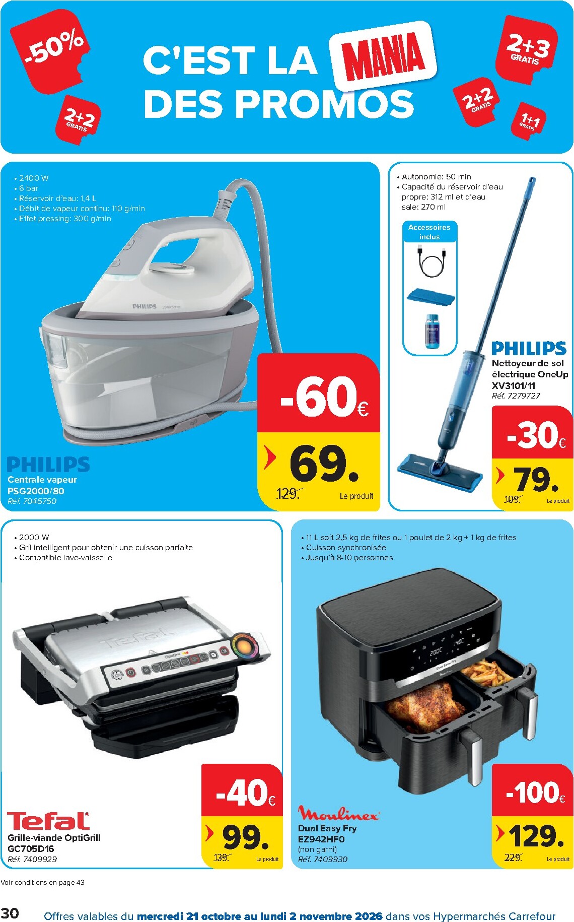 carrefour - Carrefour Hypermarchés folder voor volgende week van woensdag 21/10/2026 tot maandag 02/11/2026 - page: 30
