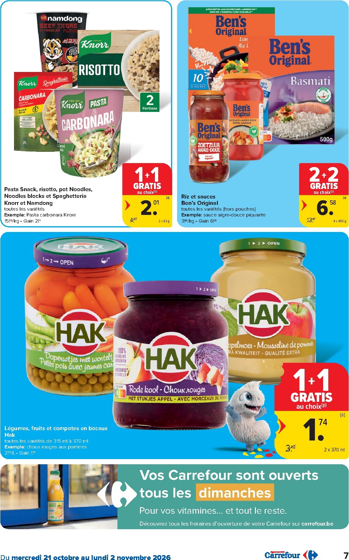 carrefour - Carrefour Hypermarchés folder voor volgende week van woensdag 21/10/2026 tot maandag 02/11/2026 - page: 7