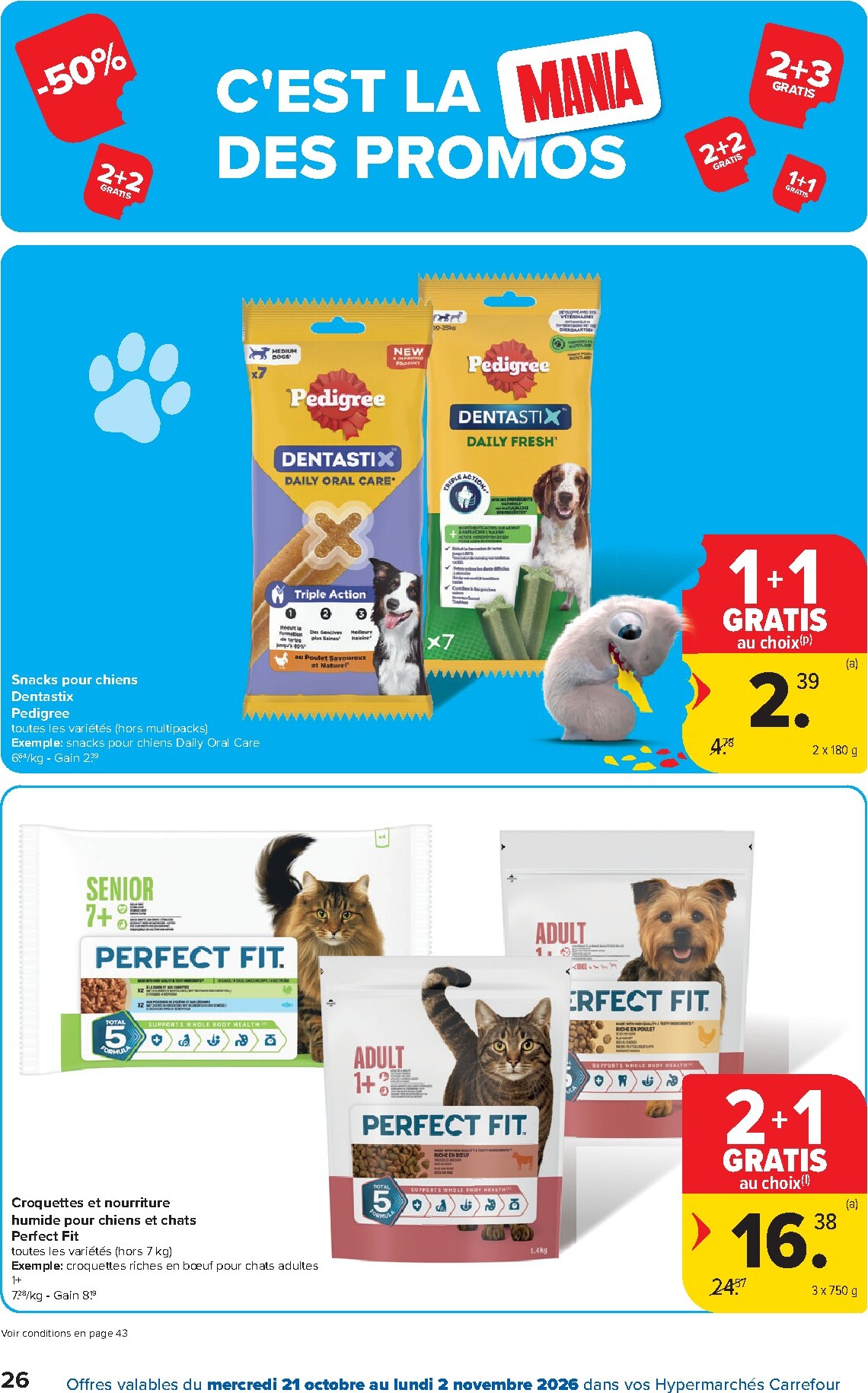 carrefour - Carrefour Hypermarchés folder voor volgende week van woensdag 21/10/2026 tot maandag 02/11/2026 - page: 26