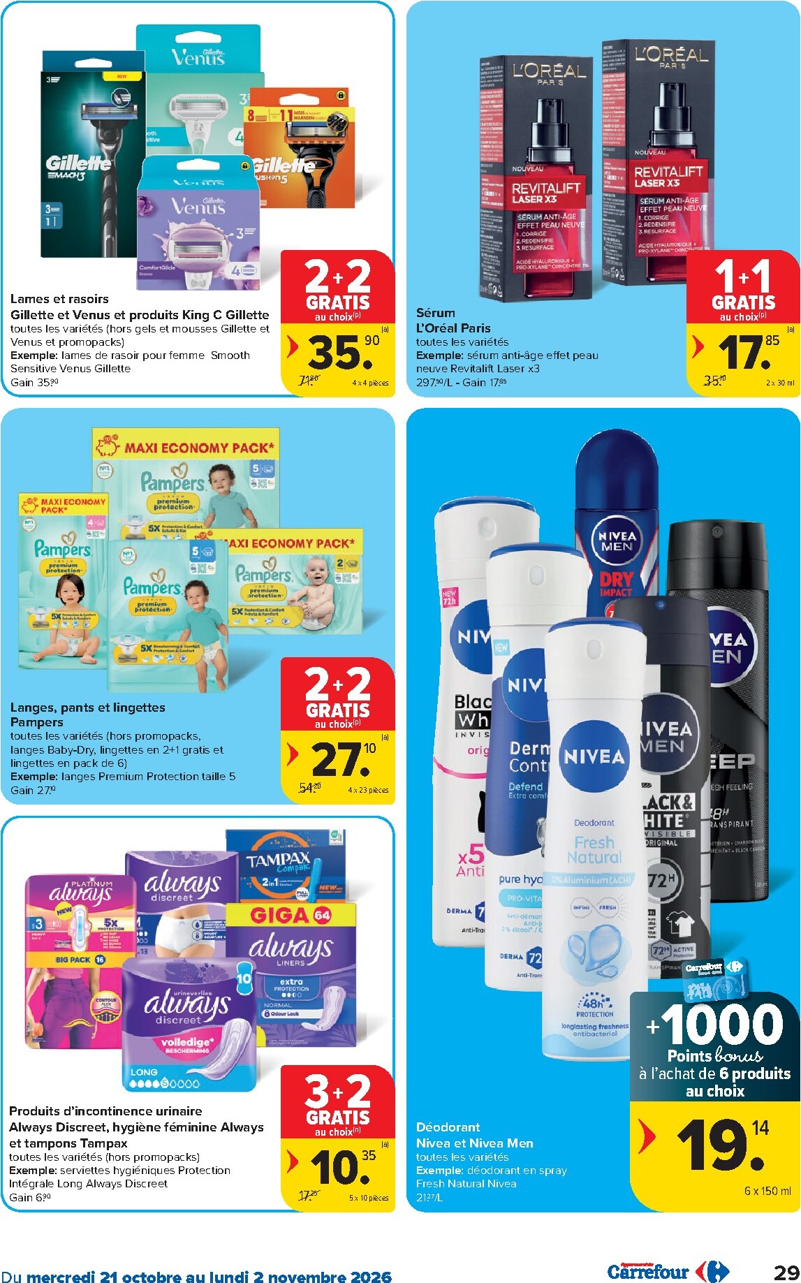 carrefour - Carrefour Hypermarchés folder voor volgende week van woensdag 21/10/2026 tot maandag 02/11/2026 - page: 29