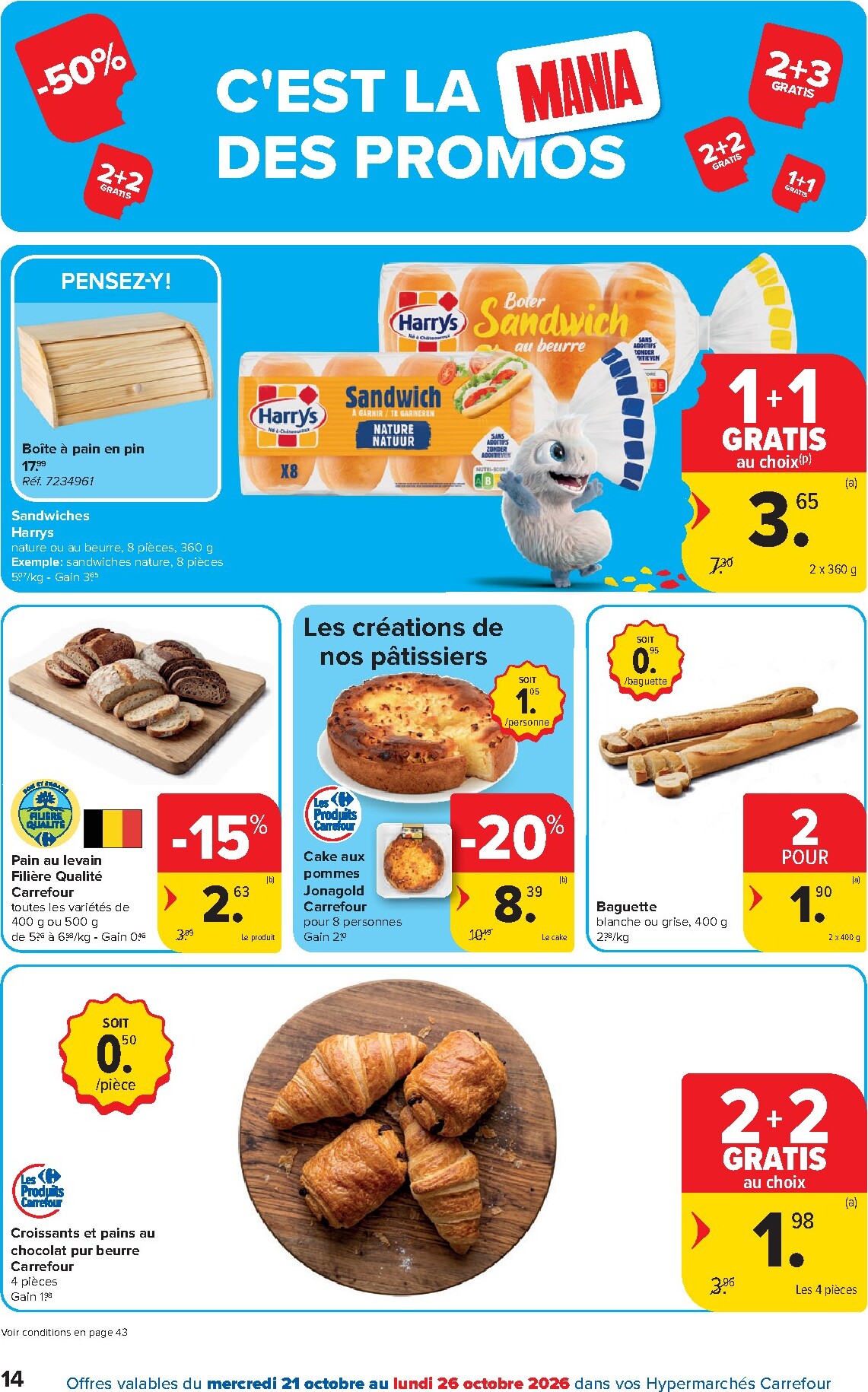 carrefour - Carrefour Hypermarchés folder voor volgende week van woensdag 21/10/2026 tot maandag 02/11/2026 - page: 14