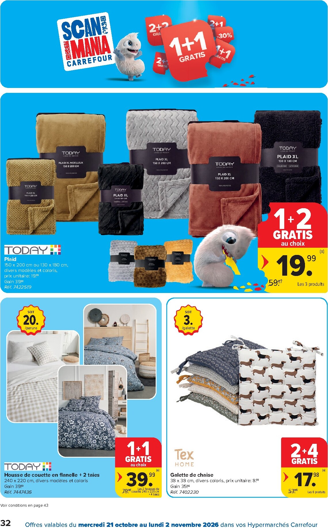 carrefour - Carrefour Hypermarchés folder voor volgende week van woensdag 21/10/2026 tot maandag 02/11/2026 - page: 32