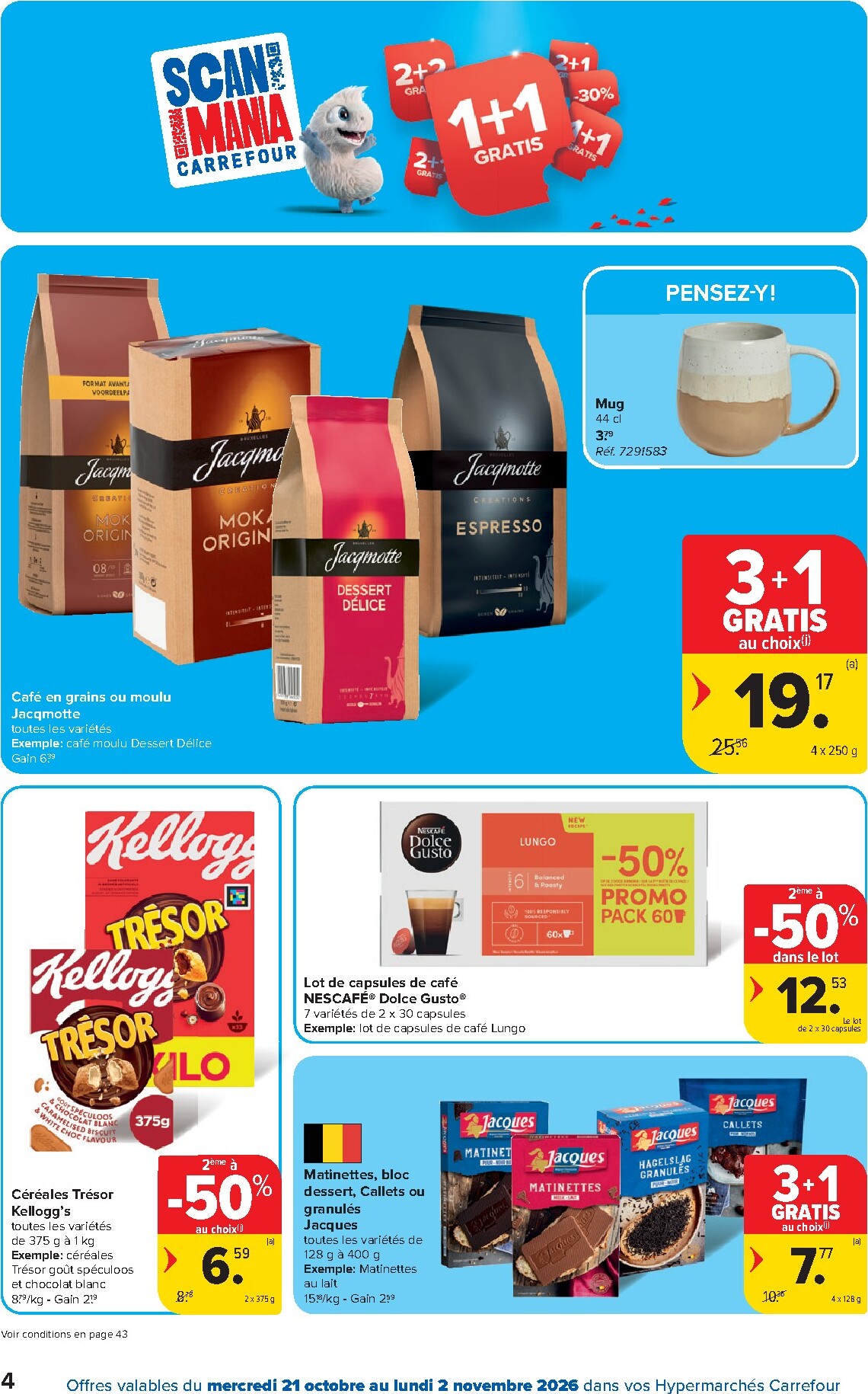 carrefour - Carrefour Hypermarchés folder voor volgende week van woensdag 21/10/2026 tot maandag 02/11/2026 - page: 4