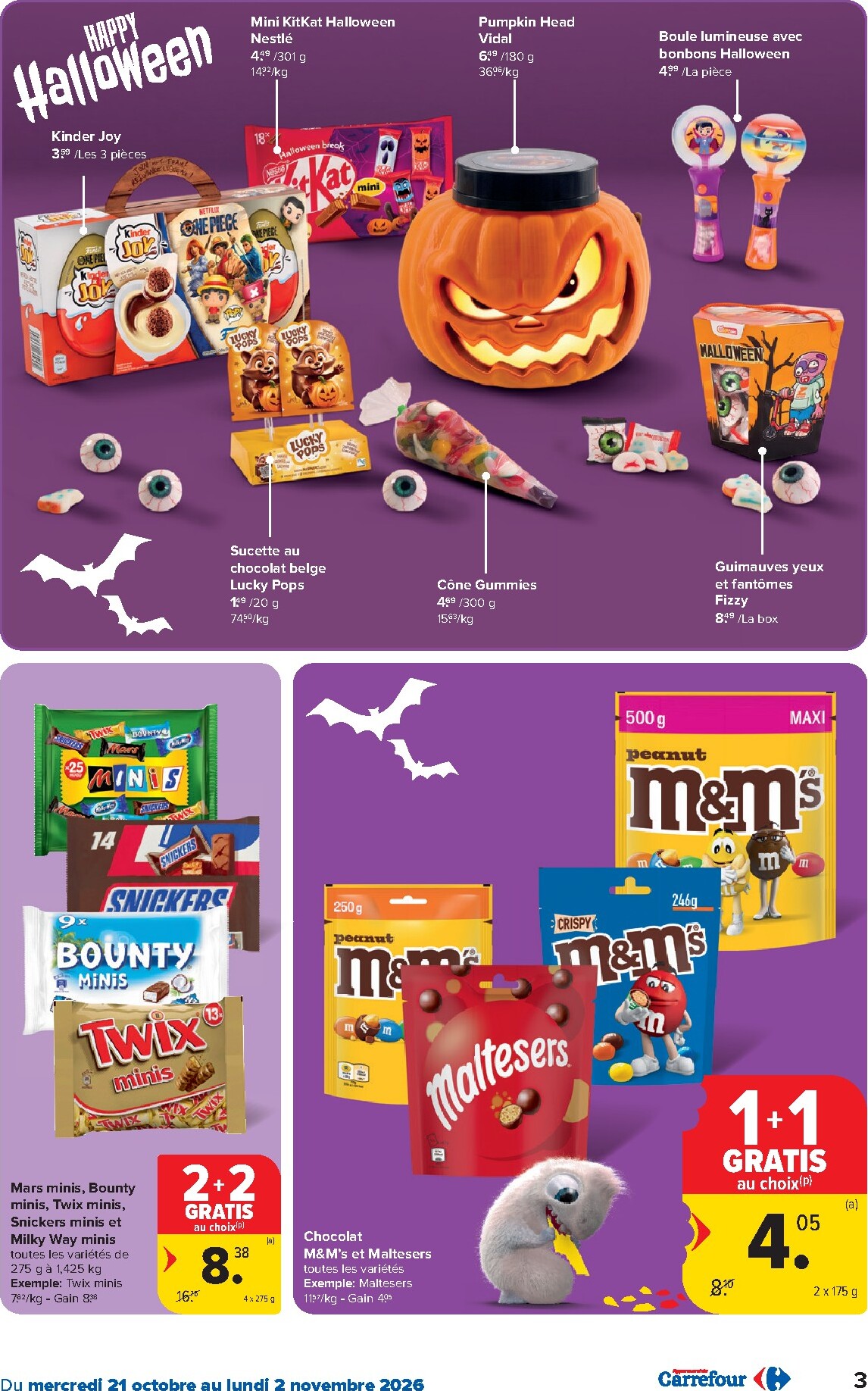 carrefour - Carrefour Hypermarchés folder voor volgende week van woensdag 21/10/2026 tot maandag 02/11/2026 - page: 3