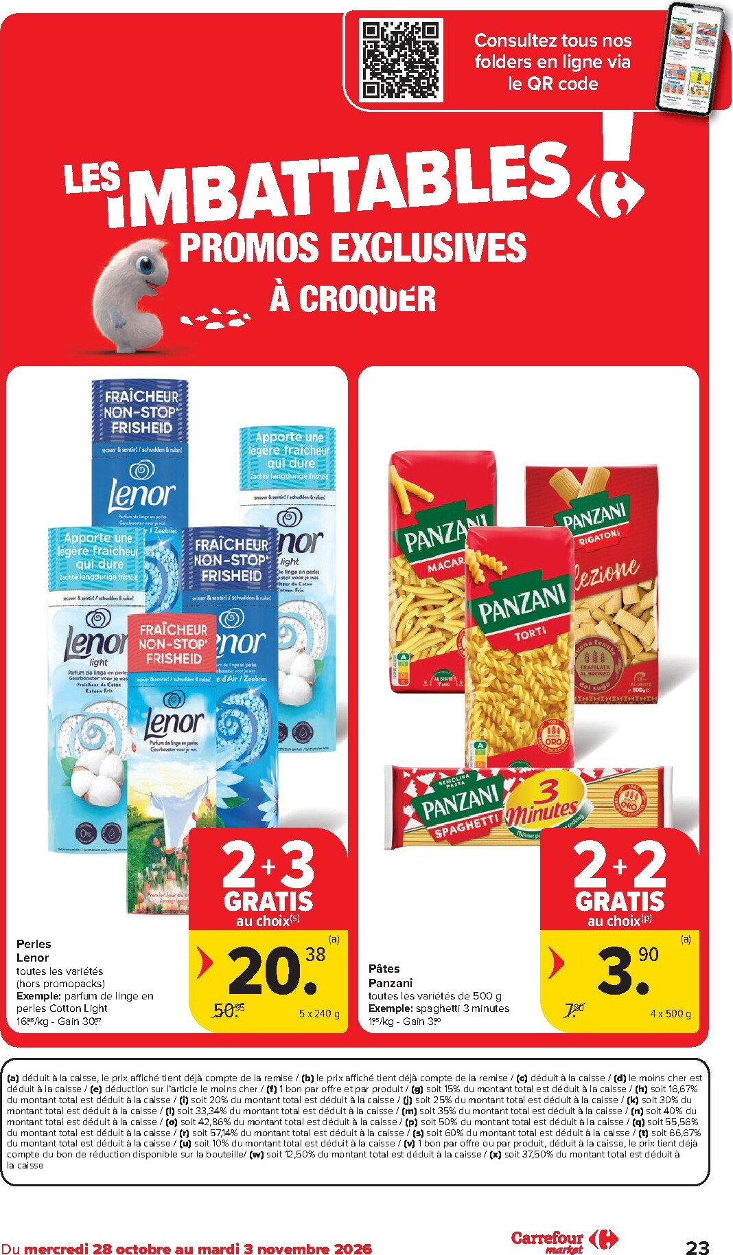 carrefour - Carrefour Market folder voor volgende week van woensdag 28/10/2026 tot dinsdag 03/11/2026 - page: 23