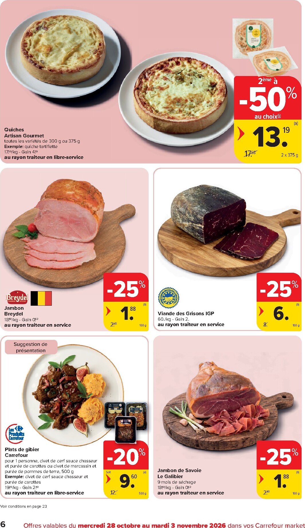 carrefour - Carrefour Market folder voor volgende week van woensdag 28/10/2026 tot dinsdag 03/11/2026 - page: 6