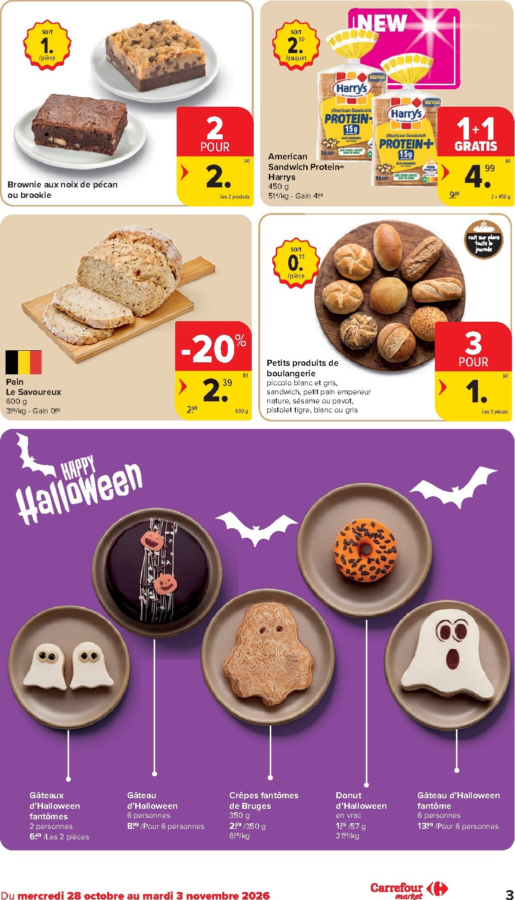 carrefour - Carrefour Market folder voor volgende week van woensdag 28/10/2026 tot dinsdag 03/11/2026 - page: 3