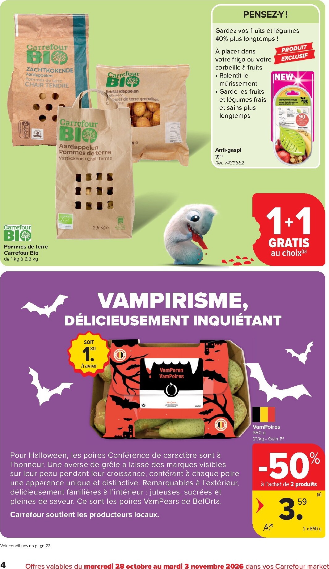 carrefour - Carrefour Market folder voor volgende week van woensdag 28/10/2026 tot dinsdag 03/11/2026 - page: 4