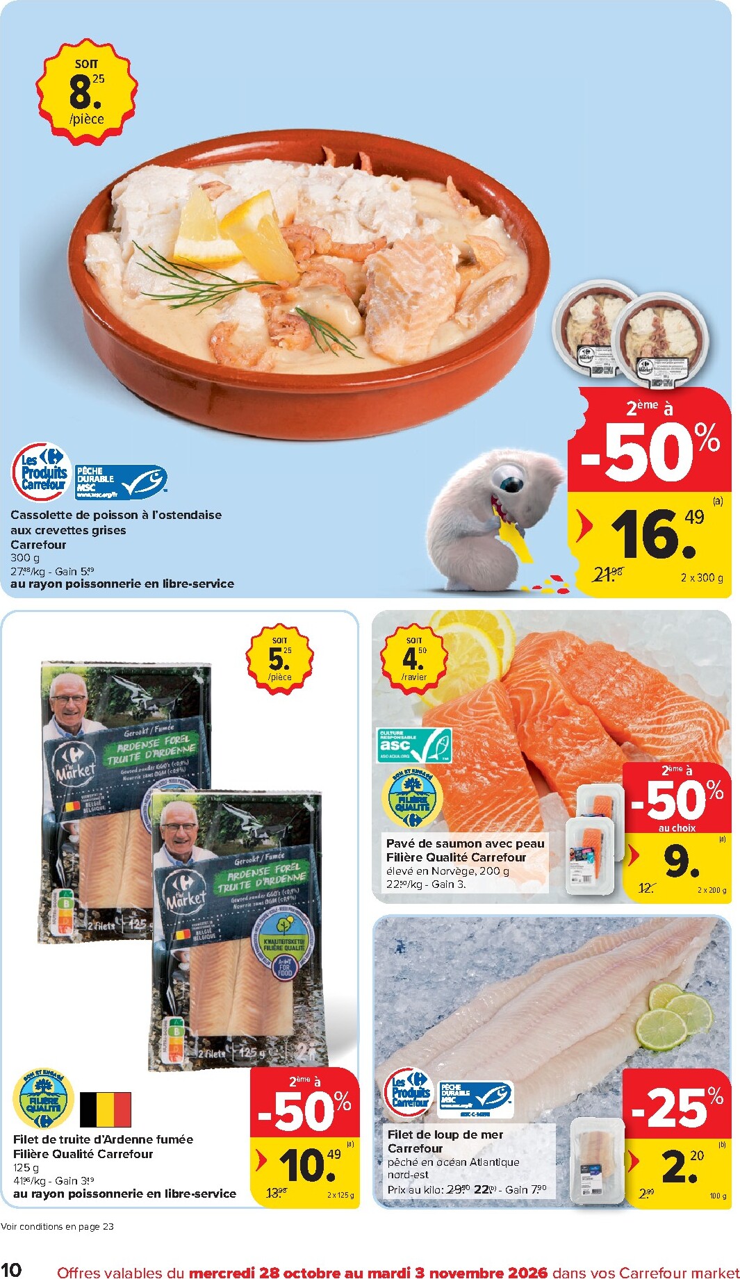 carrefour - Carrefour Market folder voor volgende week van woensdag 28/10/2026 tot dinsdag 03/11/2026 - page: 10