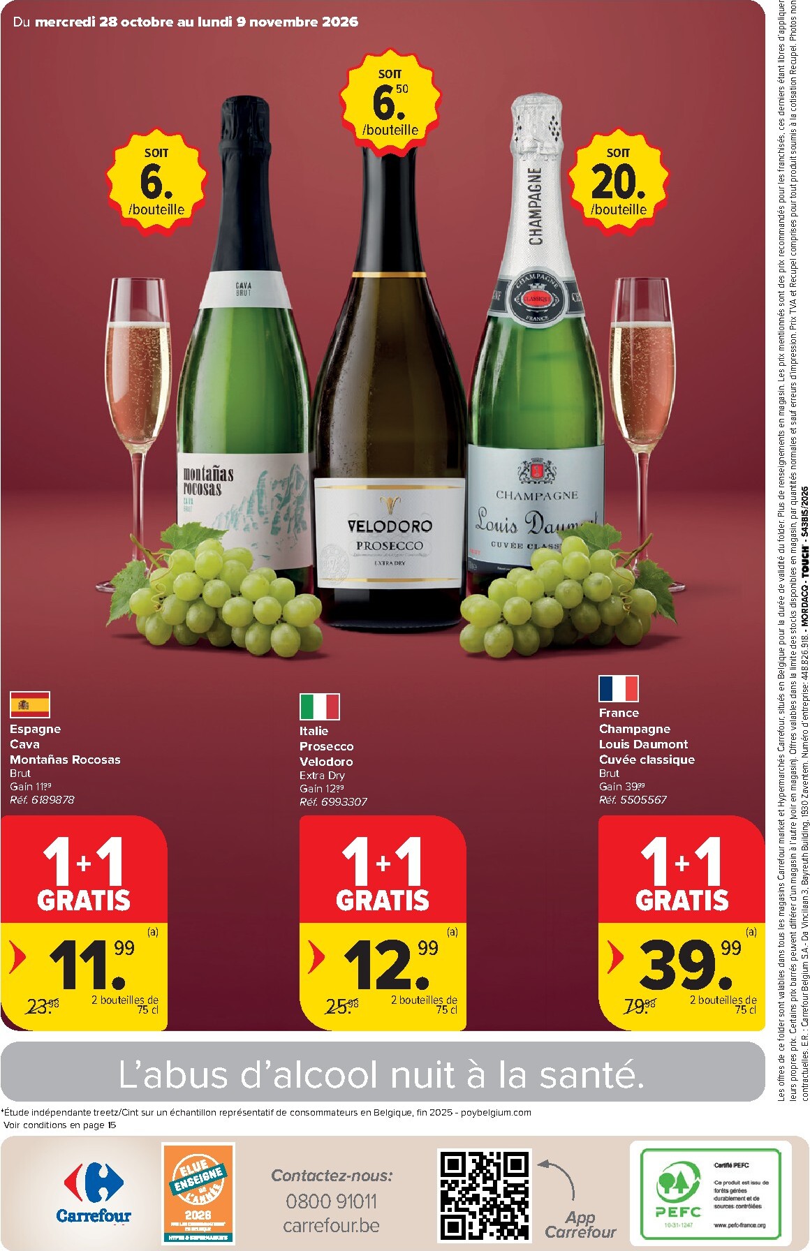 carrefour - Carrefour - Catalogue Foire aux vins folder voor volgende week van woensdag 28/10/2026 tot maandag 09/11/2026 - page: 16