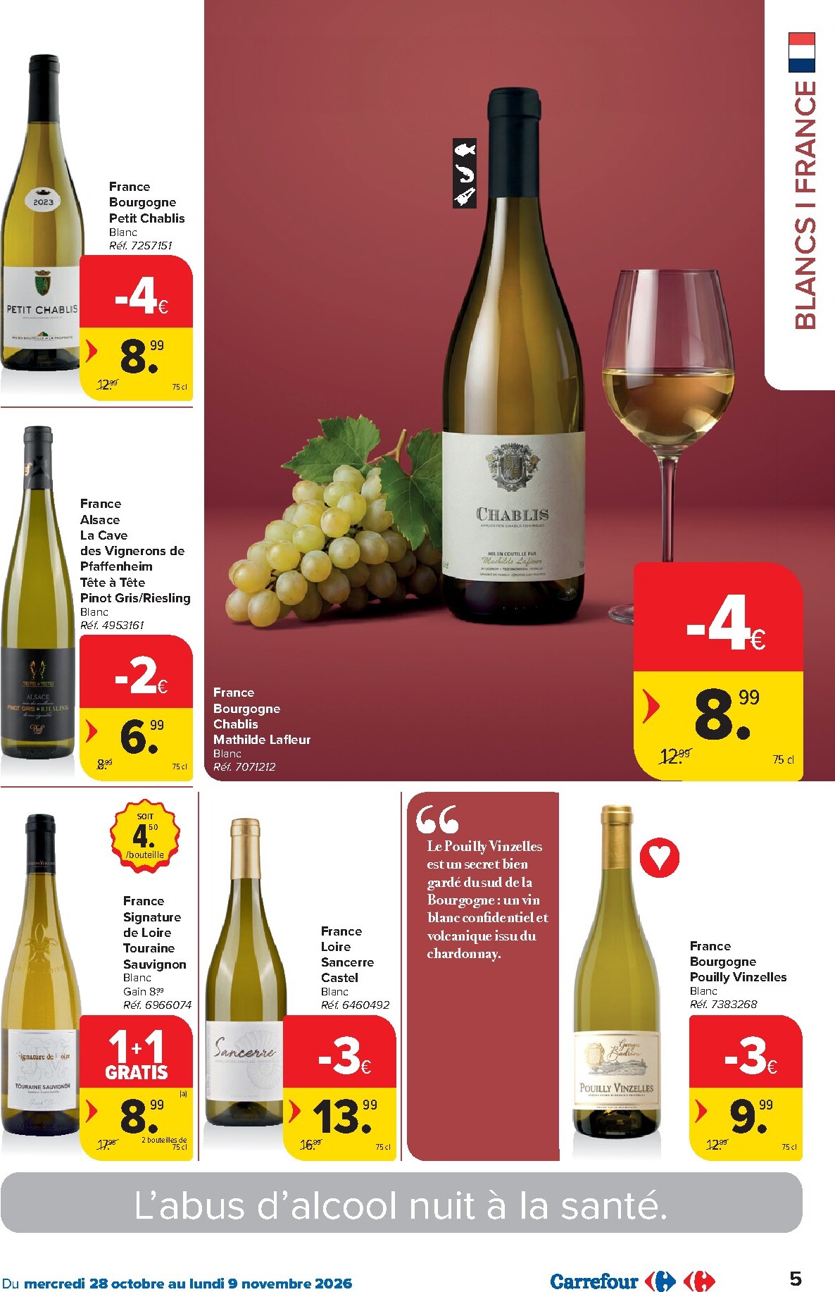 carrefour - Carrefour - Catalogue Foire aux vins folder voor volgende week van woensdag 28/10/2026 tot maandag 09/11/2026 - page: 5