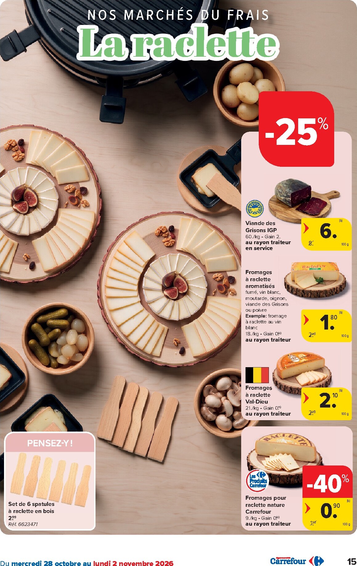 carrefour - Carrefour Hypermarchés folder voor volgende week van woensdag 28/10/2026 tot maandag 09/11/2026 - page: 15
