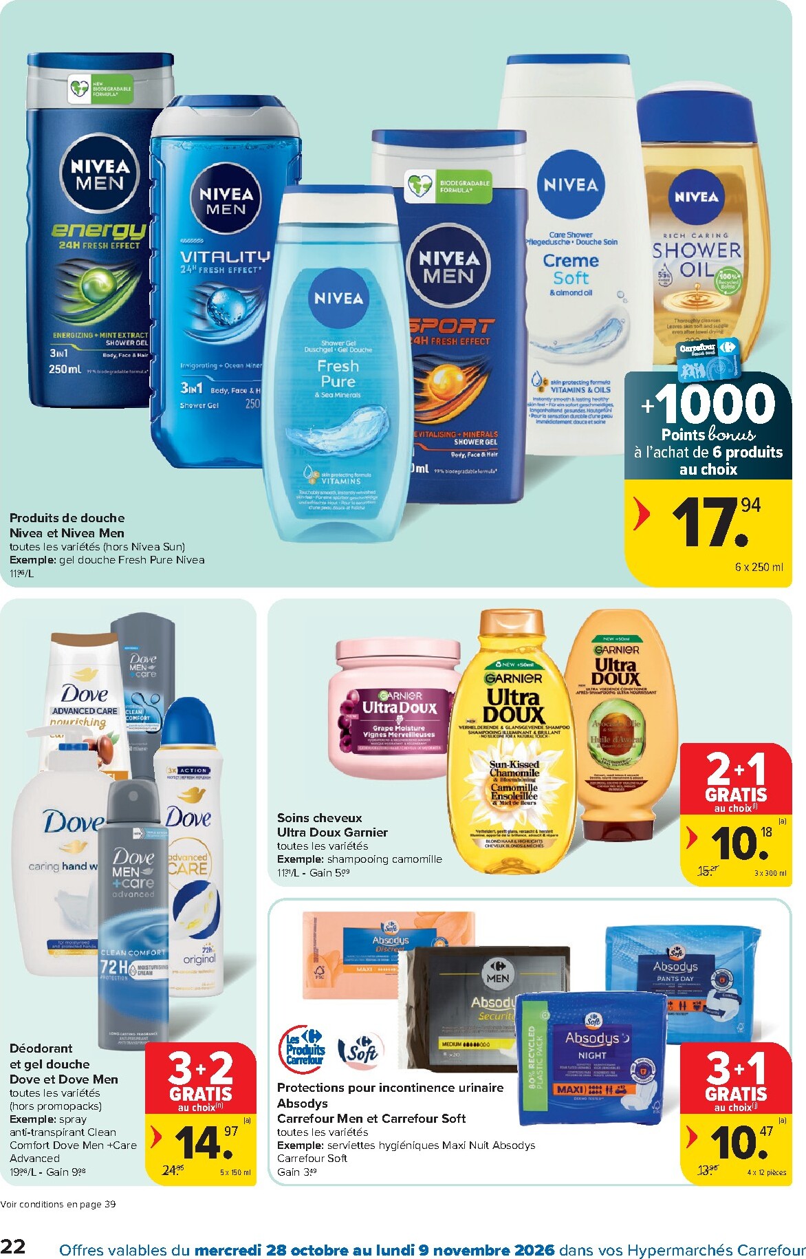 carrefour - Carrefour Hypermarchés folder voor volgende week van woensdag 28/10/2026 tot maandag 09/11/2026 - page: 22