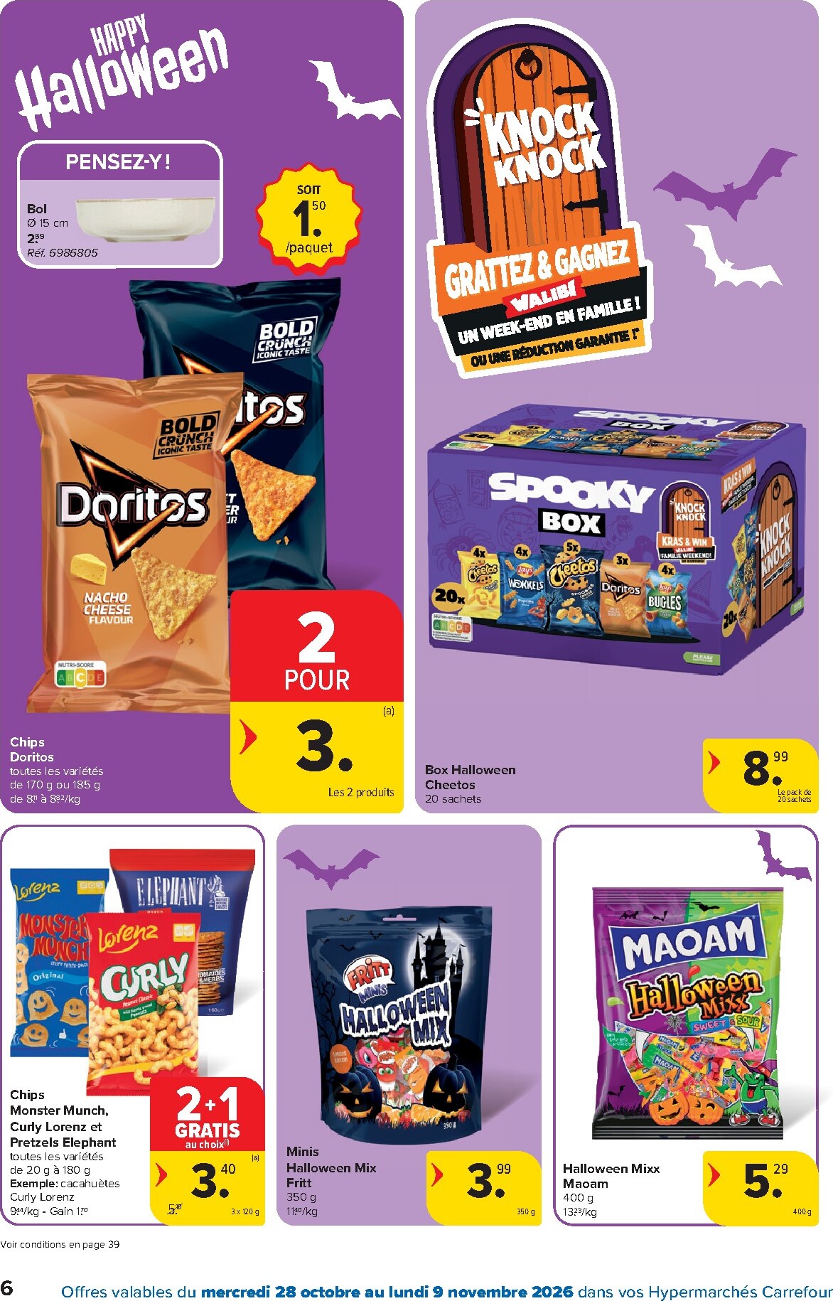 carrefour - Carrefour Hypermarchés folder voor volgende week van woensdag 28/10/2026 tot maandag 09/11/2026 - page: 6