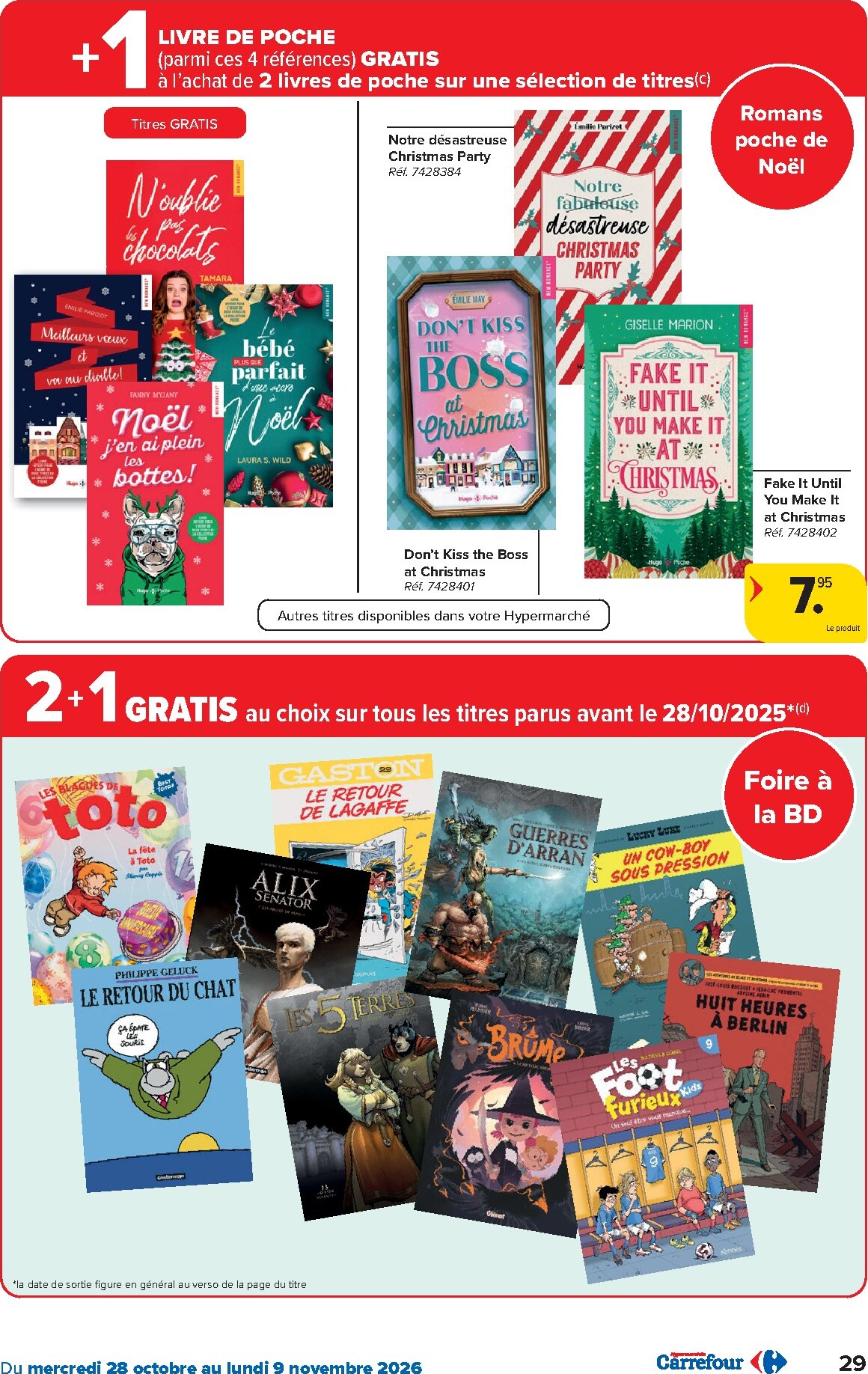 carrefour - Carrefour Hypermarchés folder voor volgende week van woensdag 28/10/2026 tot maandag 09/11/2026 - page: 29