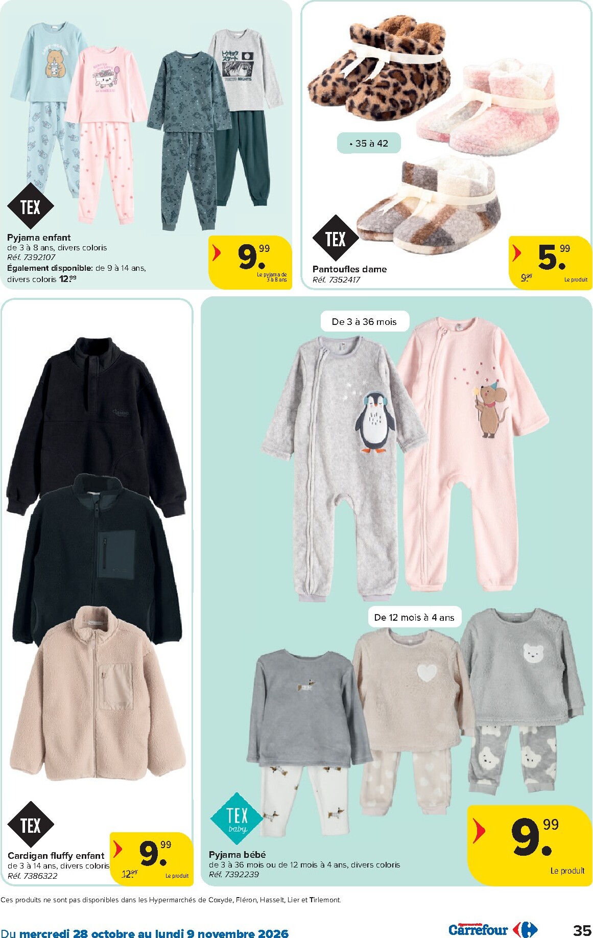 carrefour - Carrefour Hypermarchés folder voor volgende week van woensdag 28/10/2026 tot maandag 09/11/2026 - page: 35