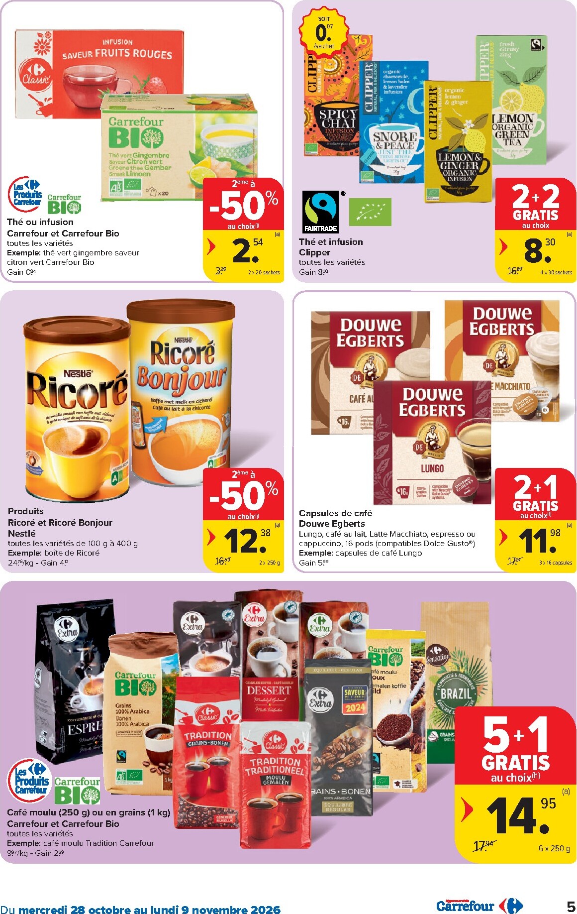 carrefour - Carrefour Hypermarchés folder voor volgende week van woensdag 28/10/2026 tot maandag 09/11/2026 - page: 5