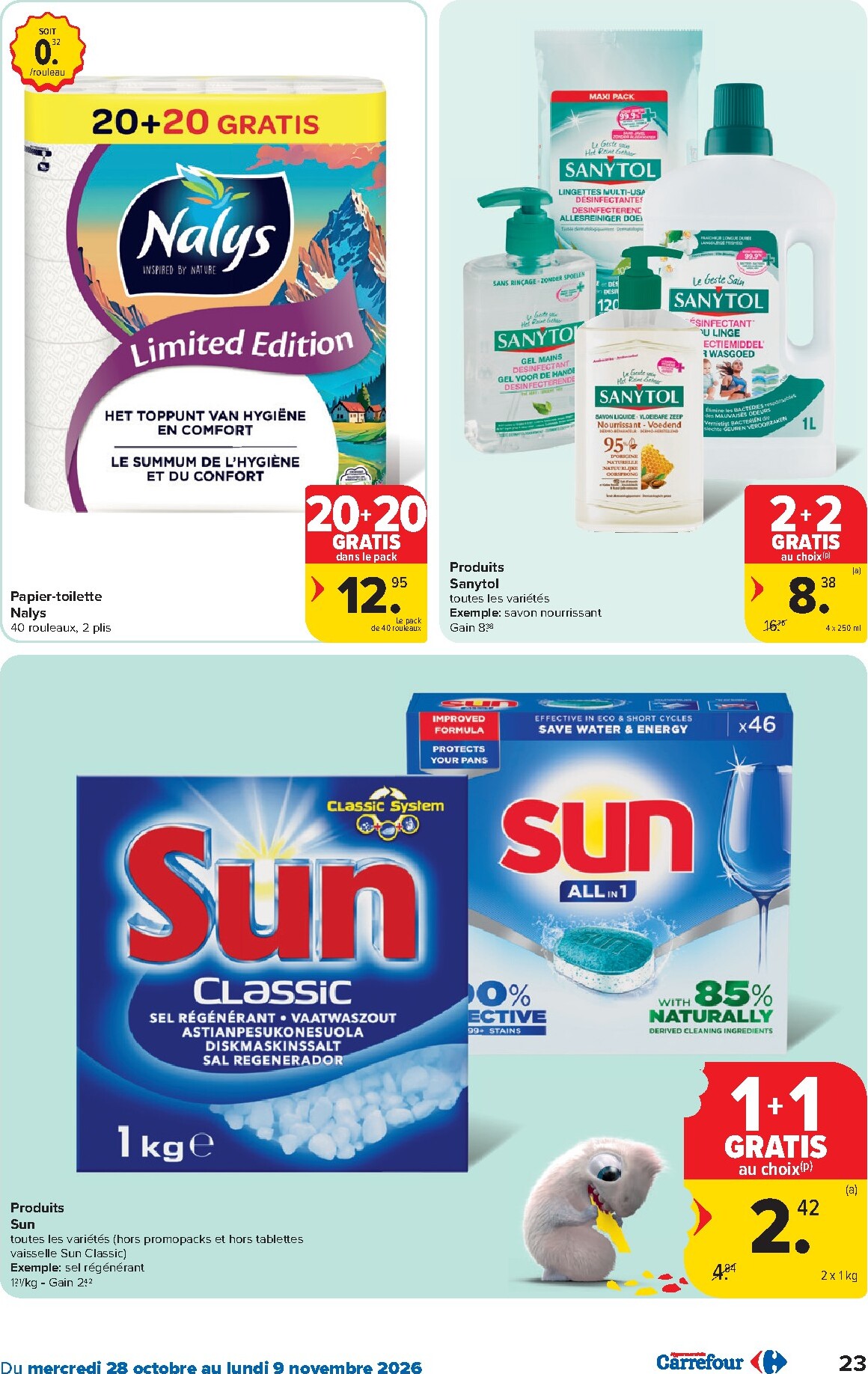 carrefour - Carrefour Hypermarchés folder voor volgende week van woensdag 28/10/2026 tot maandag 09/11/2026 - page: 23