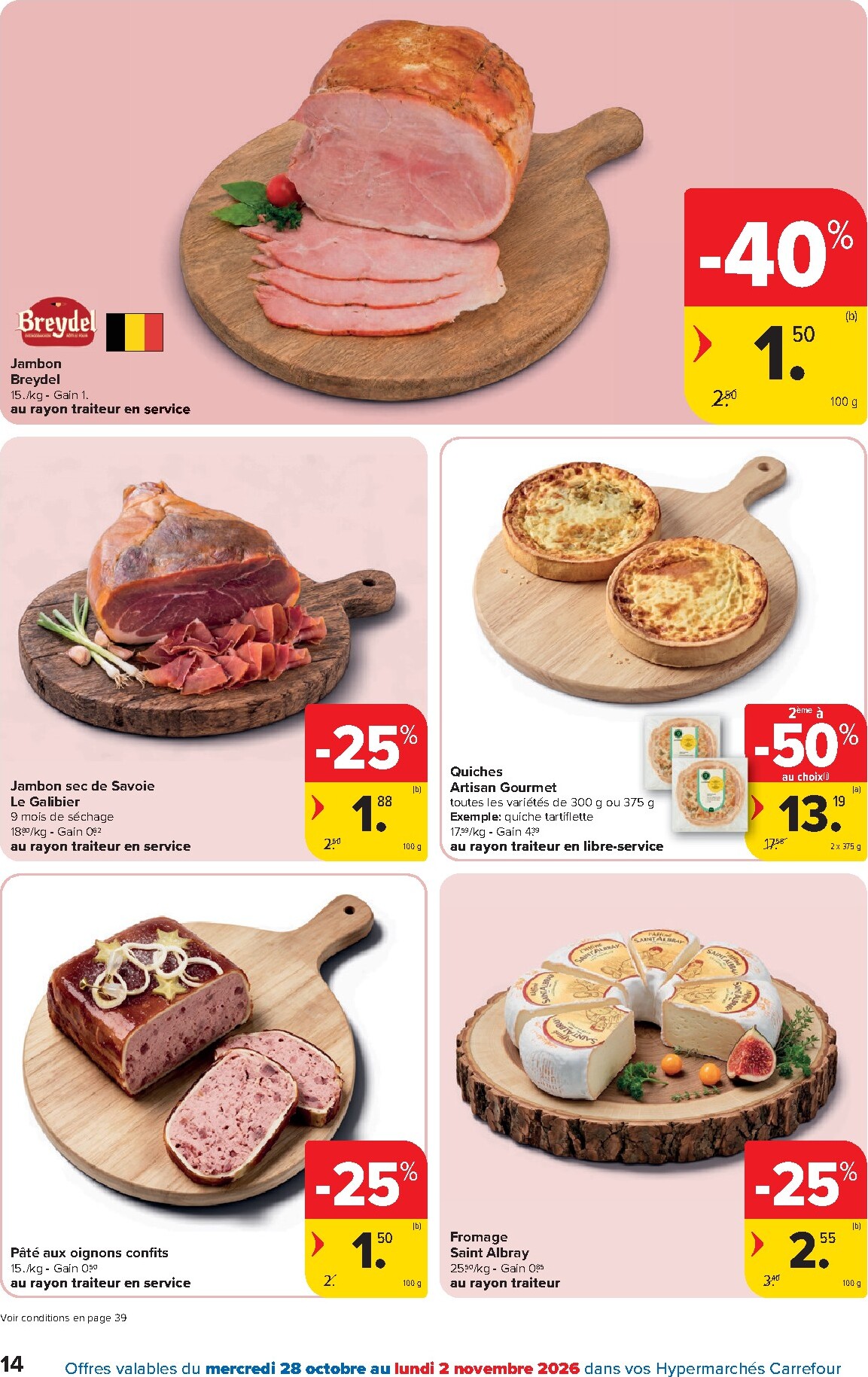 carrefour - Carrefour Hypermarchés folder voor volgende week van woensdag 28/10/2026 tot maandag 09/11/2026 - page: 14