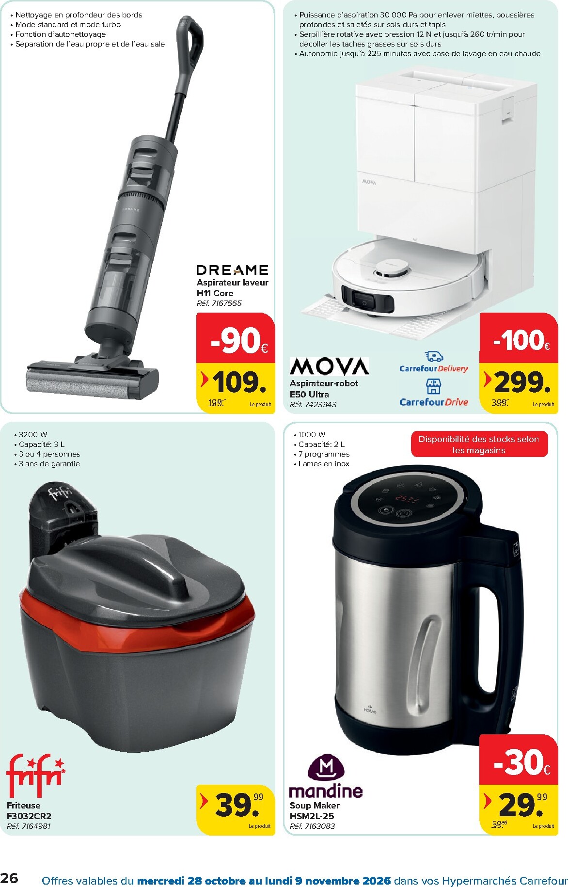carrefour - Carrefour Hypermarchés folder voor volgende week van woensdag 28/10/2026 tot maandag 09/11/2026 - page: 26