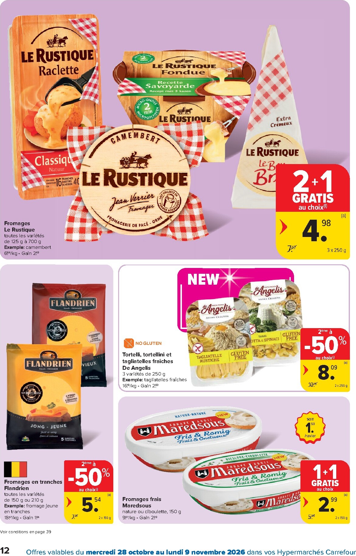 carrefour - Carrefour Hypermarchés folder voor volgende week van woensdag 28/10/2026 tot maandag 09/11/2026 - page: 12