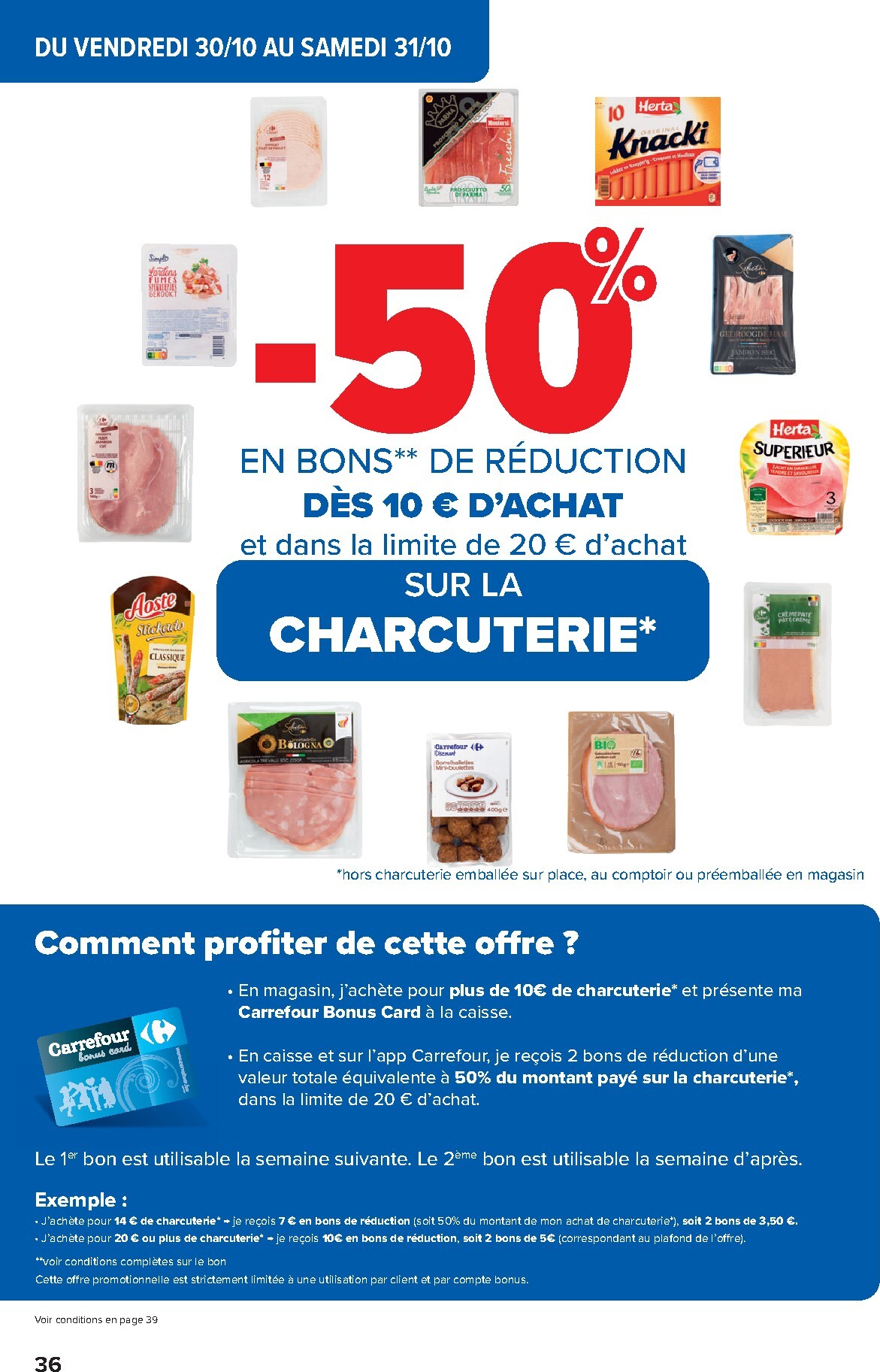 carrefour - Carrefour Hypermarchés folder voor volgende week van woensdag 28/10/2026 tot maandag 09/11/2026 - page: 36