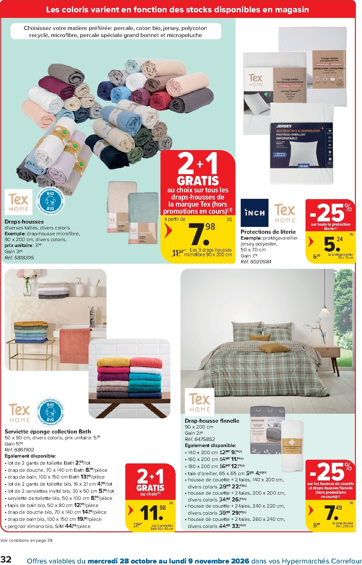 carrefour - Carrefour Hypermarchés folder voor volgende week van woensdag 28/10/2026 tot maandag 09/11/2026 - page: 32