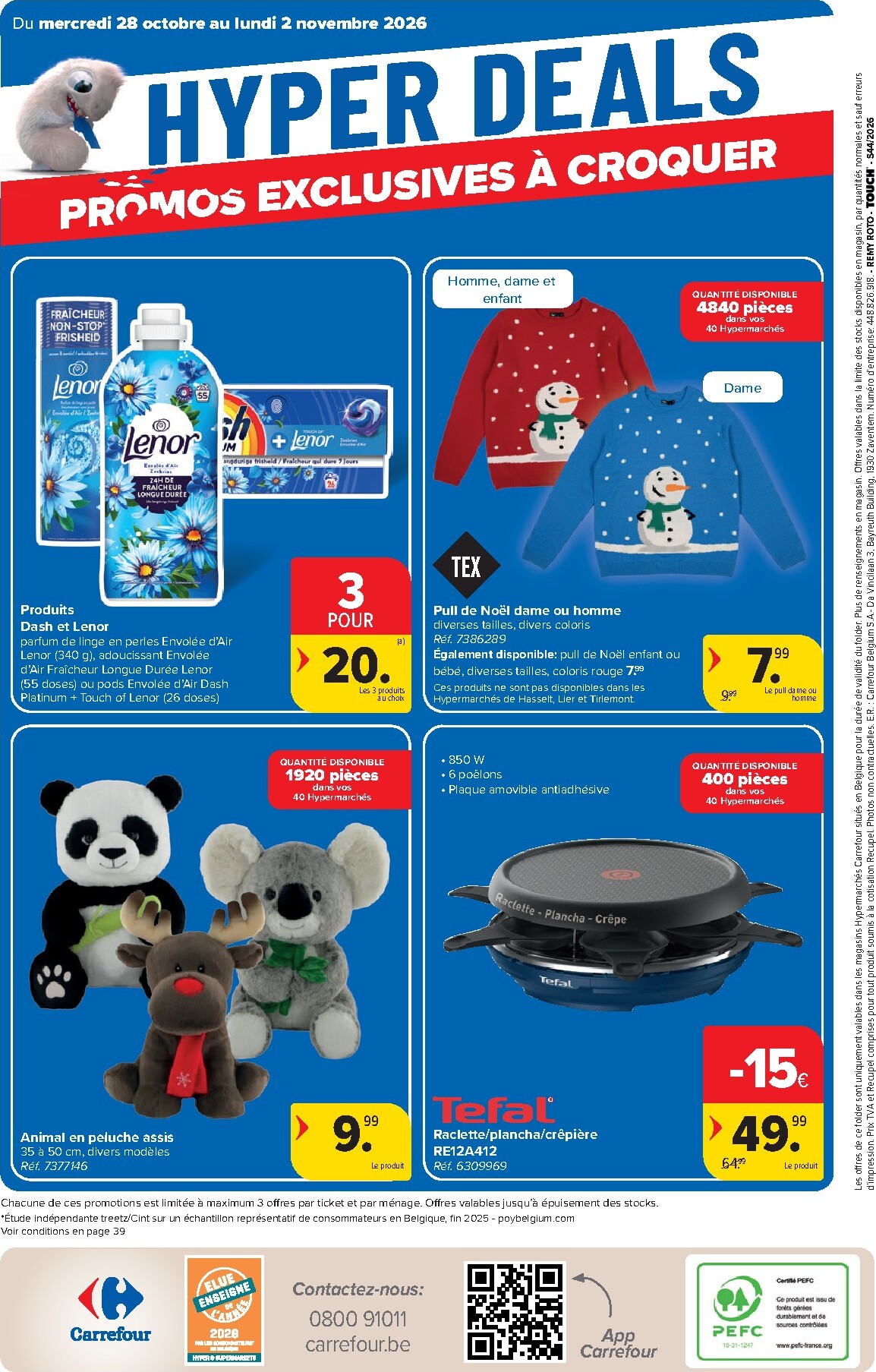 carrefour - Carrefour Hypermarchés folder voor volgende week van woensdag 28/10/2026 tot maandag 09/11/2026 - page: 40
