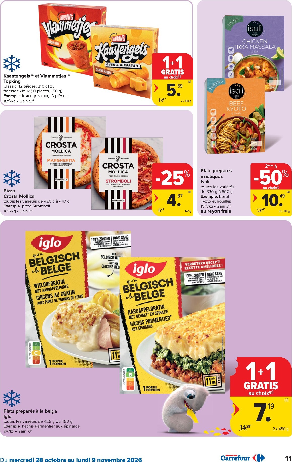 carrefour - Carrefour Hypermarchés folder voor volgende week van woensdag 28/10/2026 tot maandag 09/11/2026 - page: 11