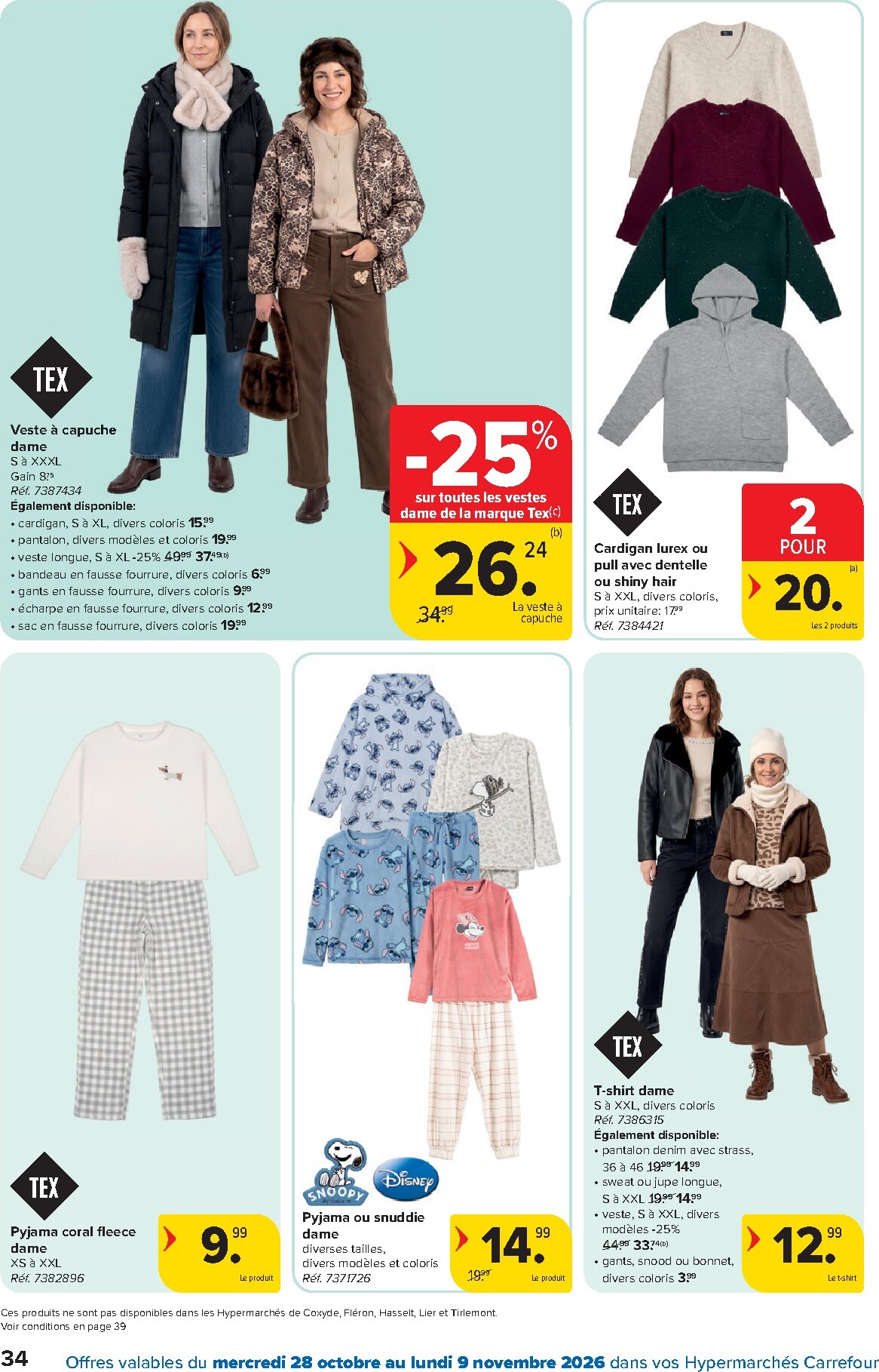carrefour - Carrefour Hypermarchés folder voor volgende week van woensdag 28/10/2026 tot maandag 09/11/2026 - page: 34