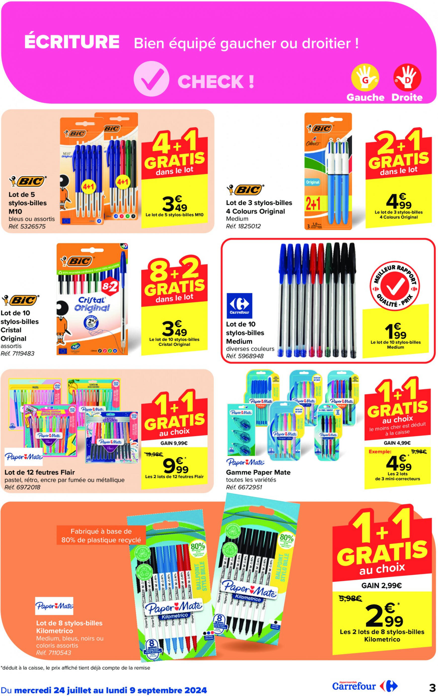 carrefour - Carrefour folder huidig 24.07. - 09.09. - page: 3