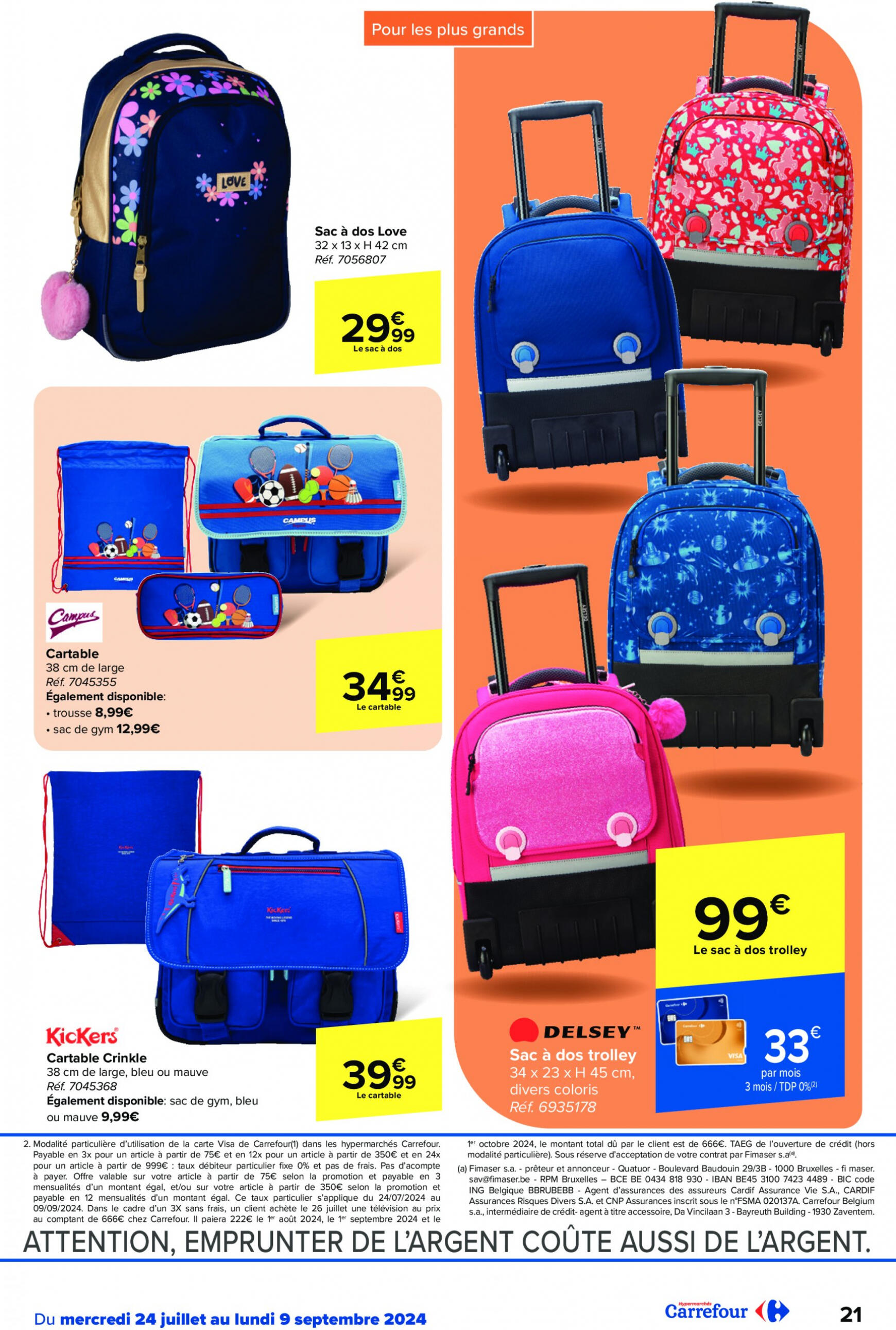 carrefour - Carrefour folder huidig 24.07. - 09.09. - page: 21