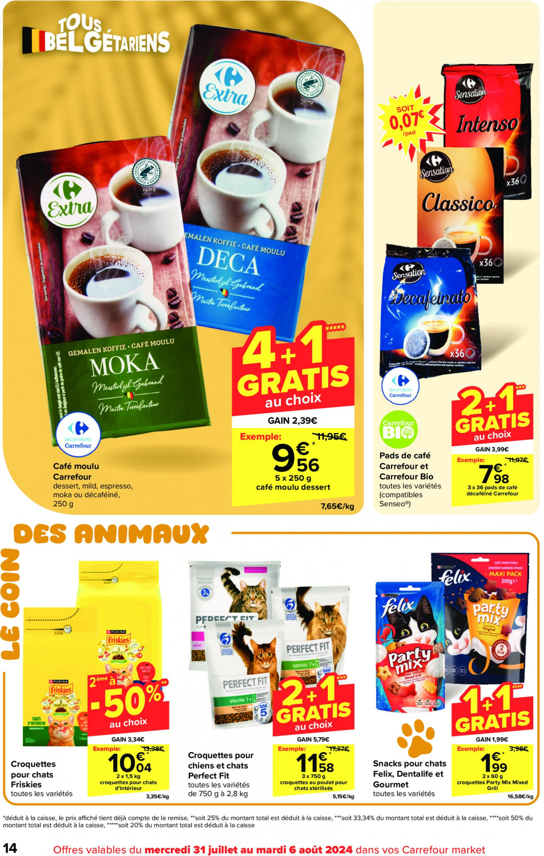 carrefour - Carrefour Market folder huidig 31.07. - 06.08. - page: 14