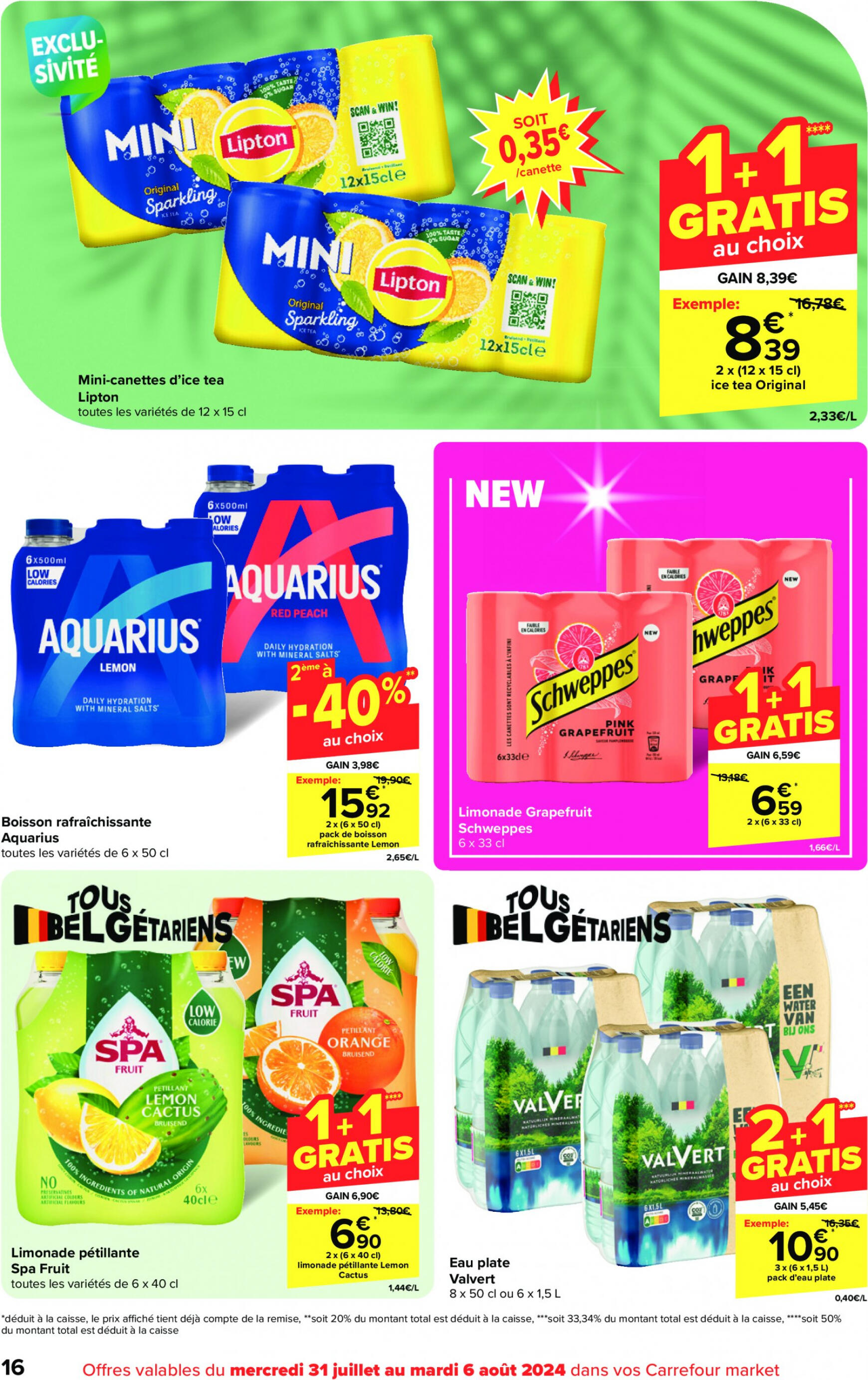 carrefour - Carrefour Market folder huidig 31.07. - 06.08. - page: 16