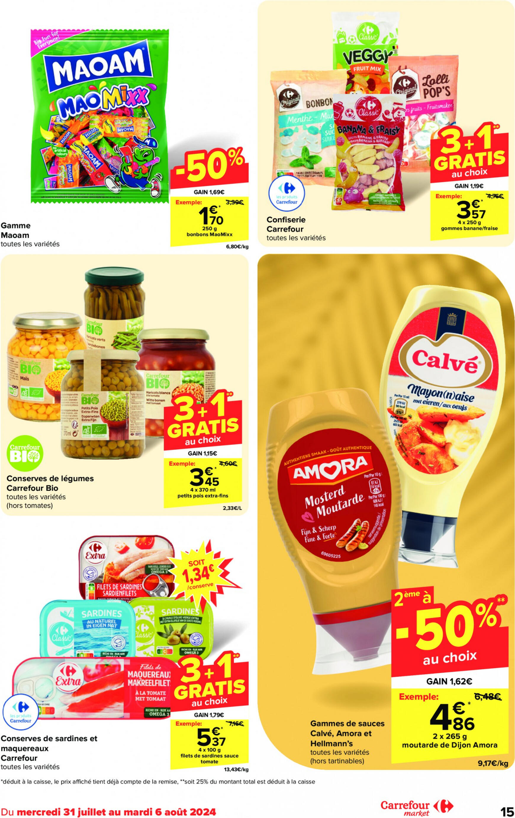 carrefour - Carrefour Market folder huidig 31.07. - 06.08. - page: 15