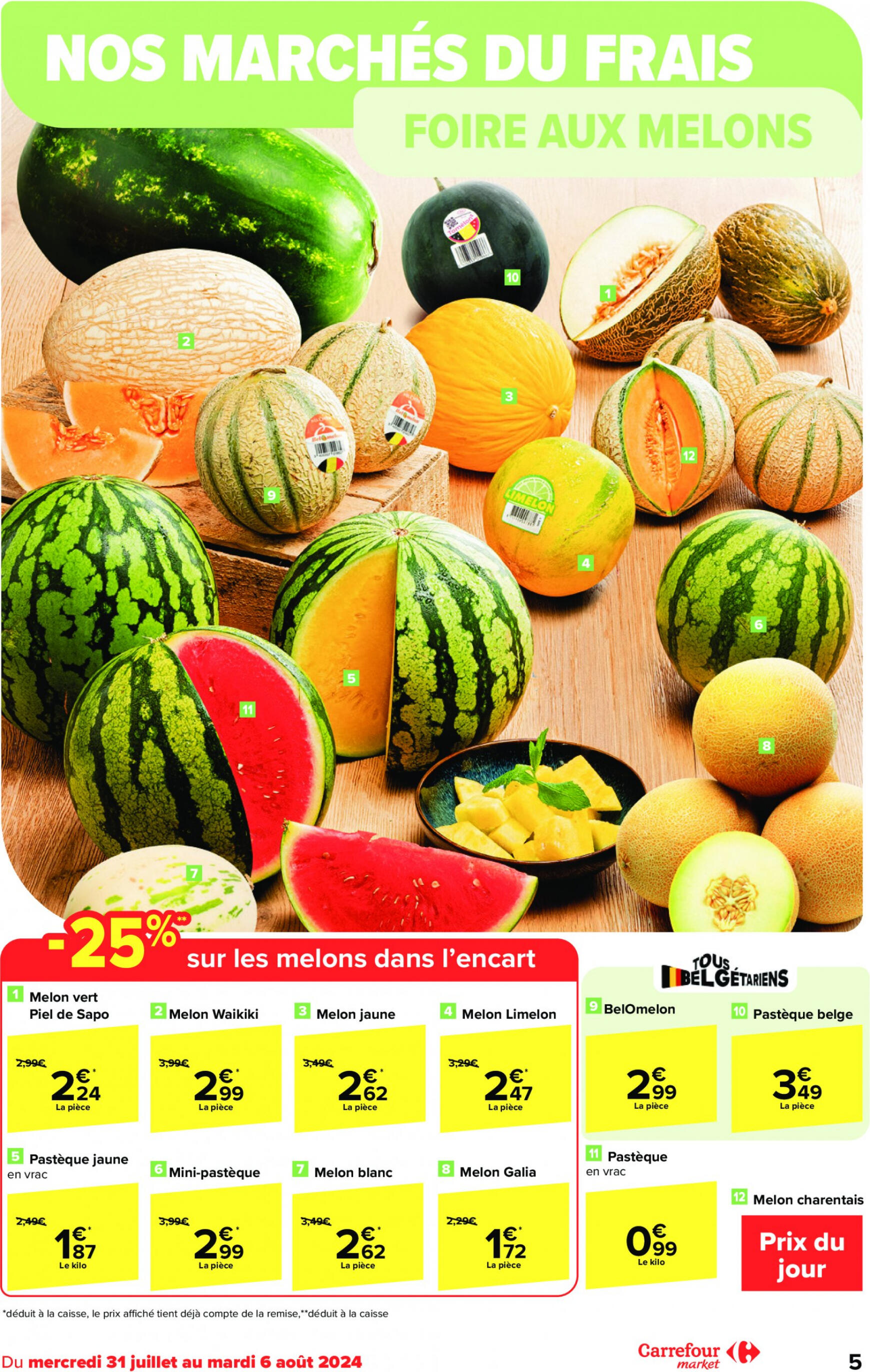 carrefour - Carrefour Market folder huidig 31.07. - 06.08. - page: 5