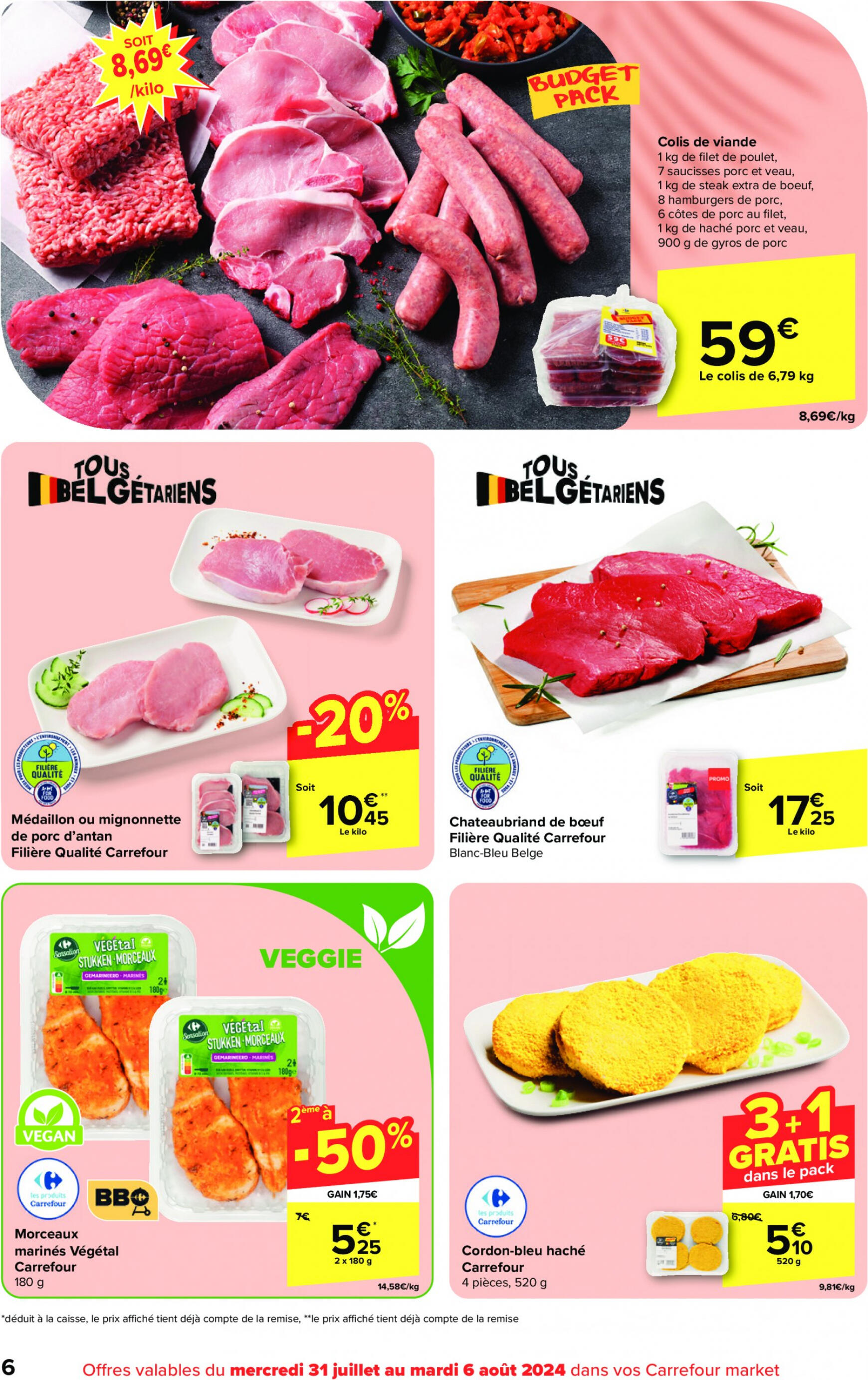 carrefour - Carrefour Market folder huidig 31.07. - 06.08. - page: 6