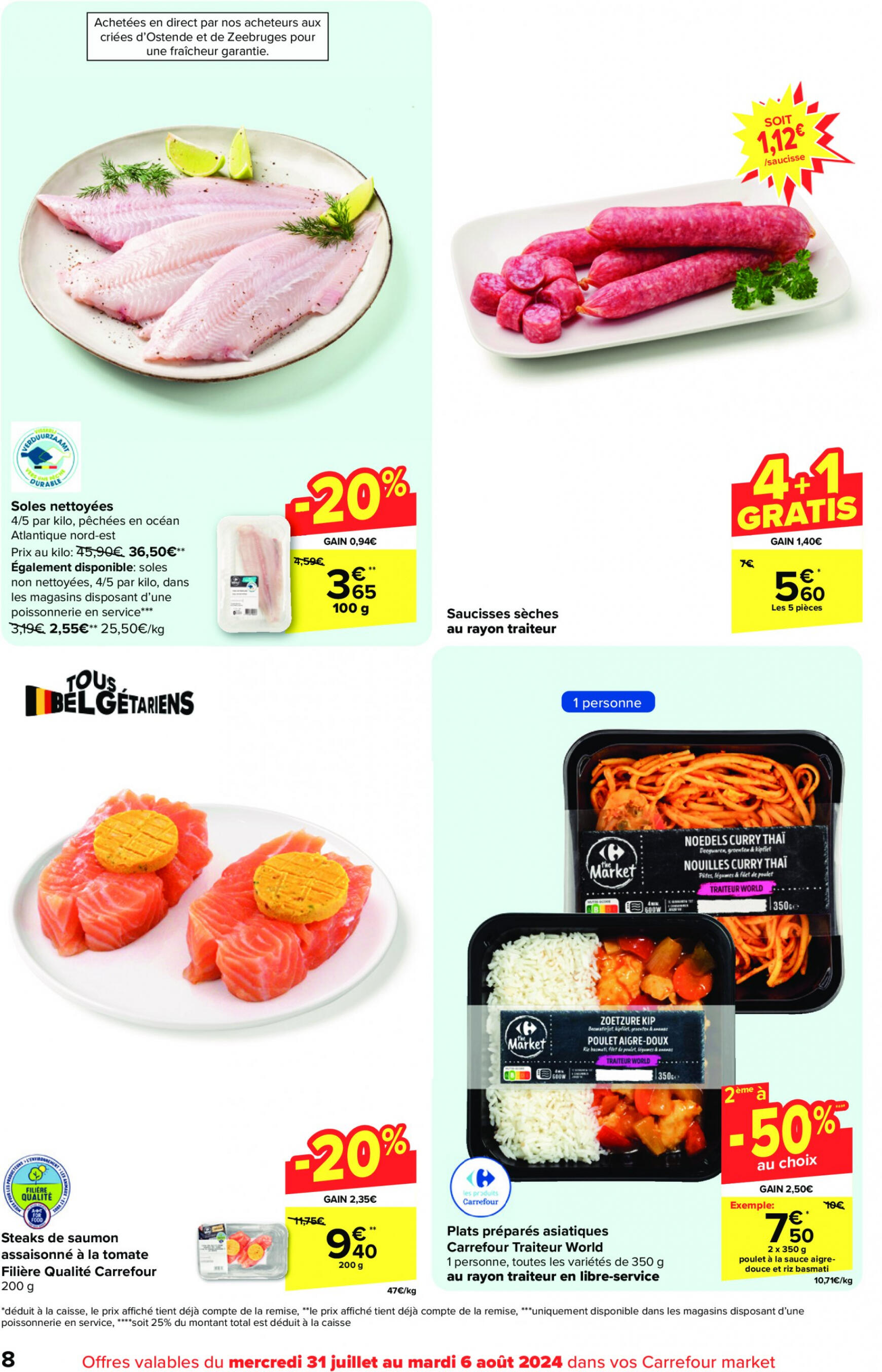 carrefour - Carrefour Market folder huidig 31.07. - 06.08. - page: 8