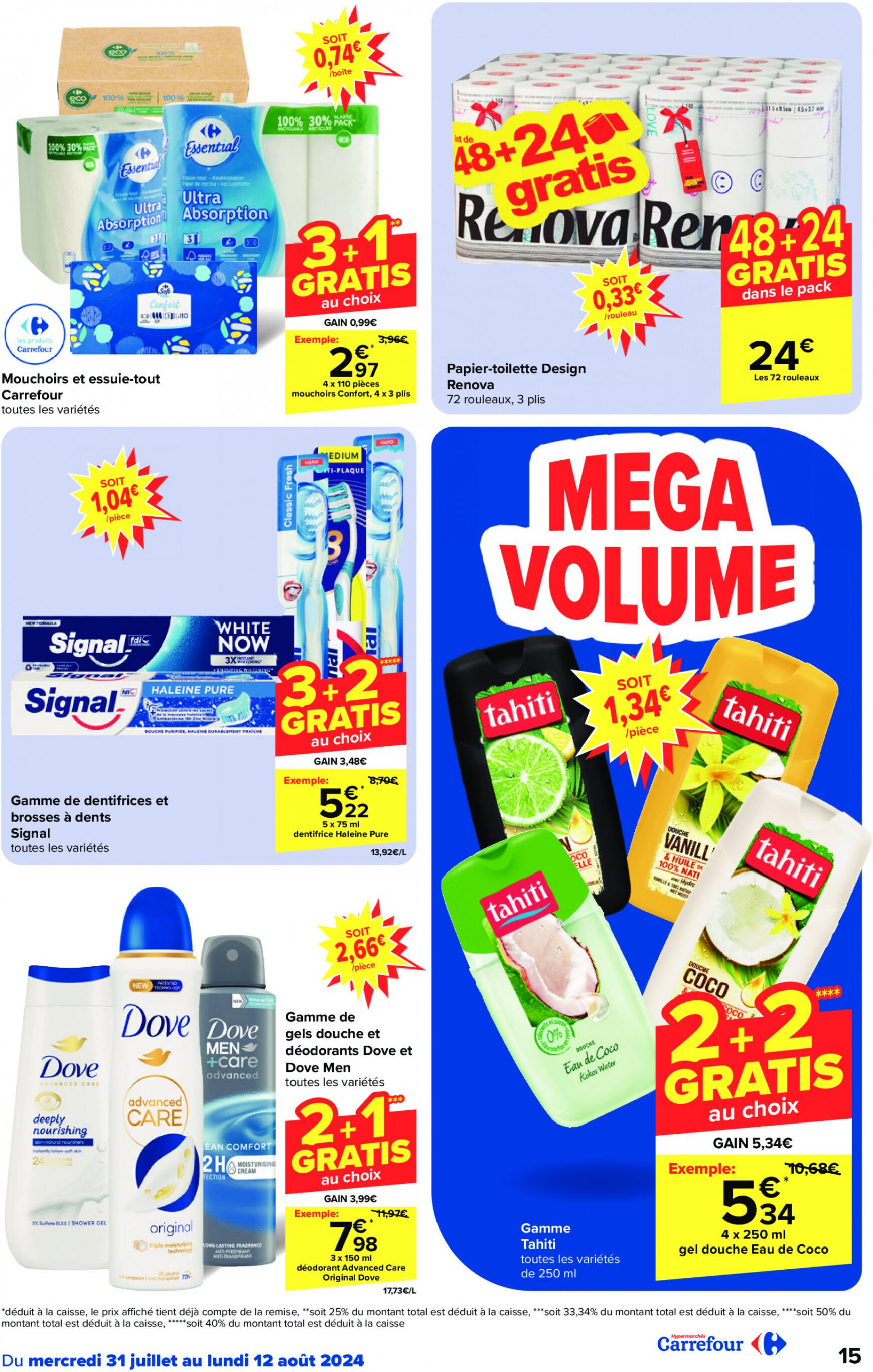 carrefour - Carrefour Hypermarchés folder huidig 31.07. - 15.08. - page: 15