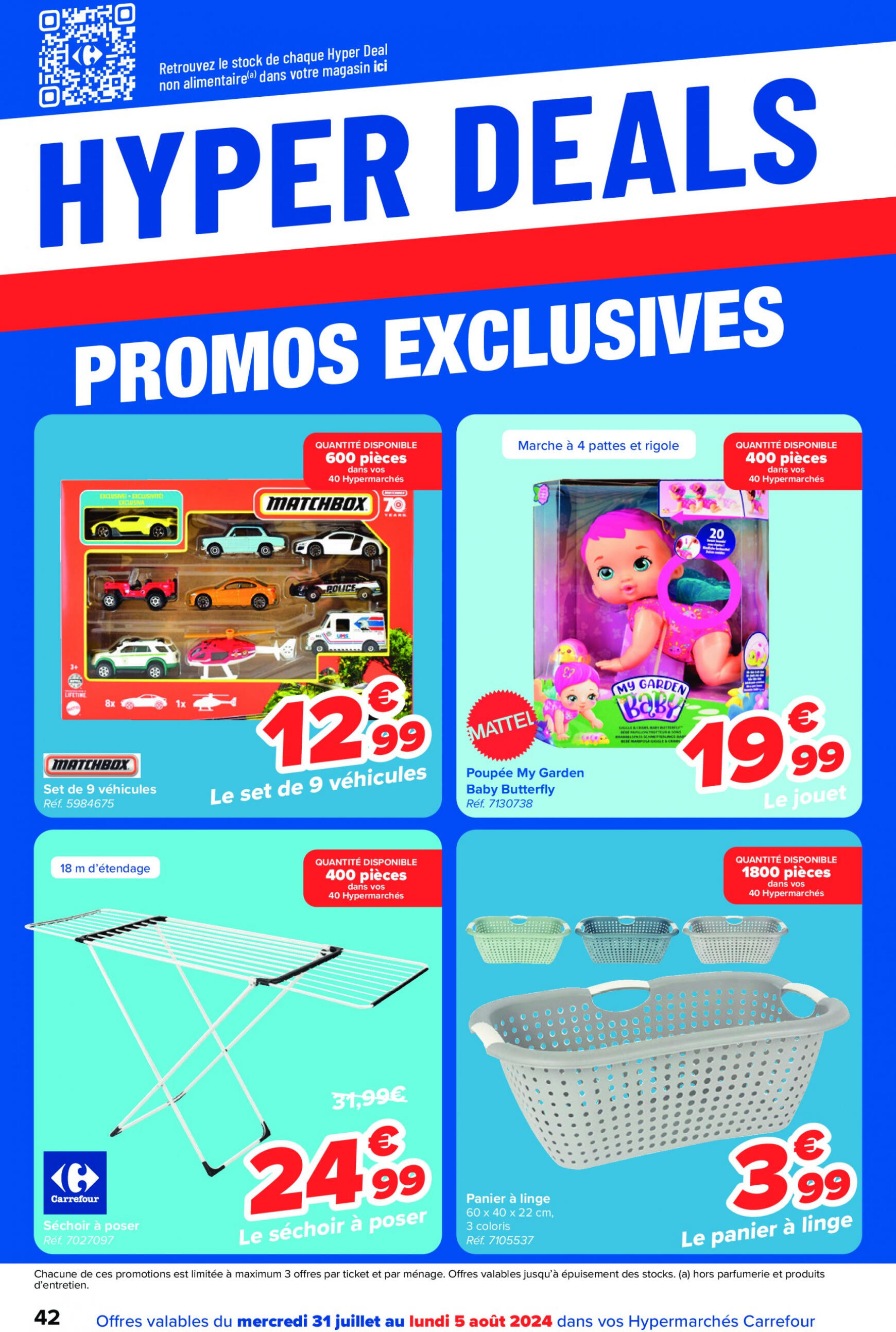 carrefour - Carrefour Hypermarchés folder huidig 31.07. - 15.08. - page: 42