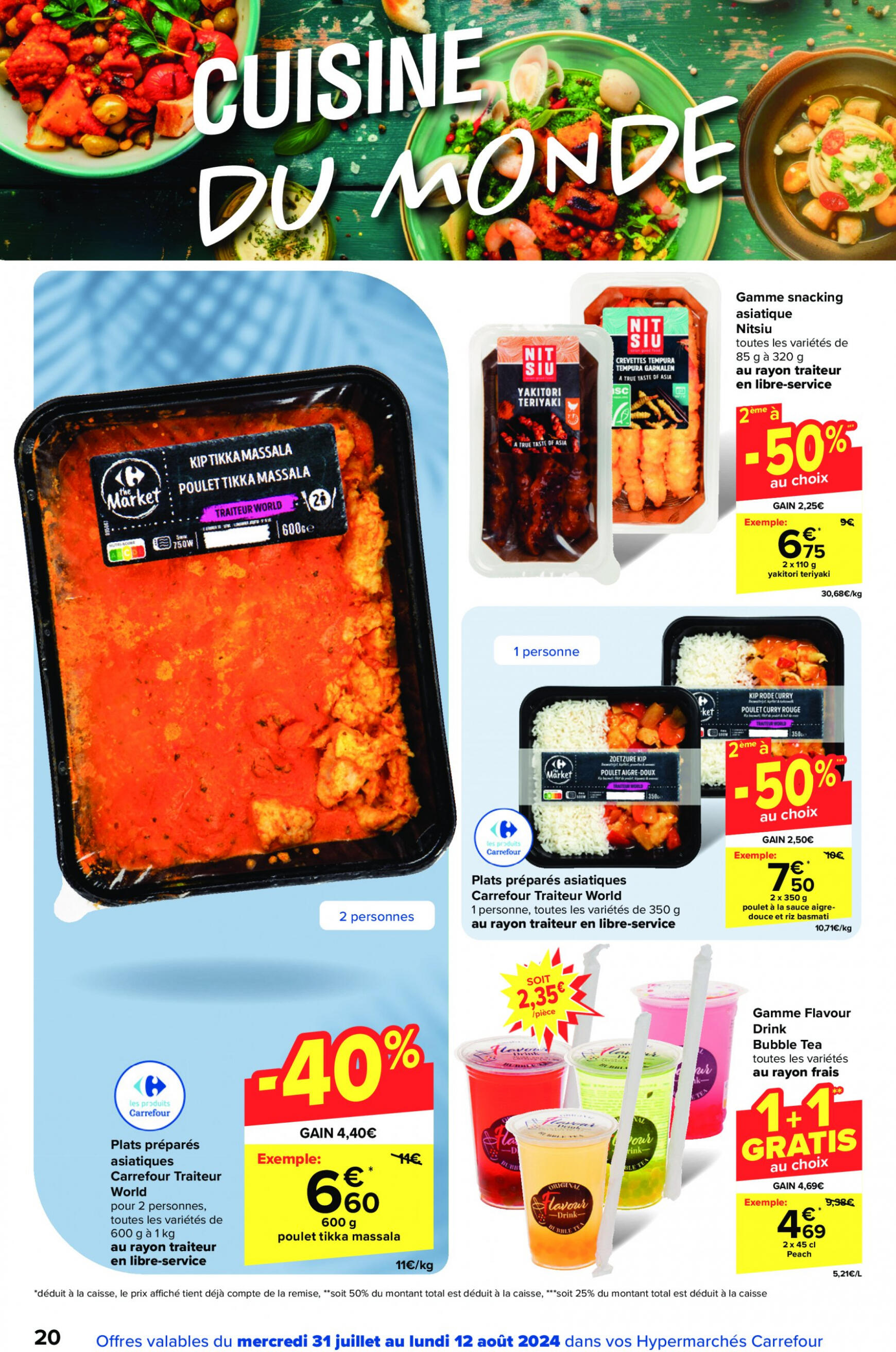 carrefour - Carrefour Hypermarchés folder huidig 31.07. - 15.08. - page: 20