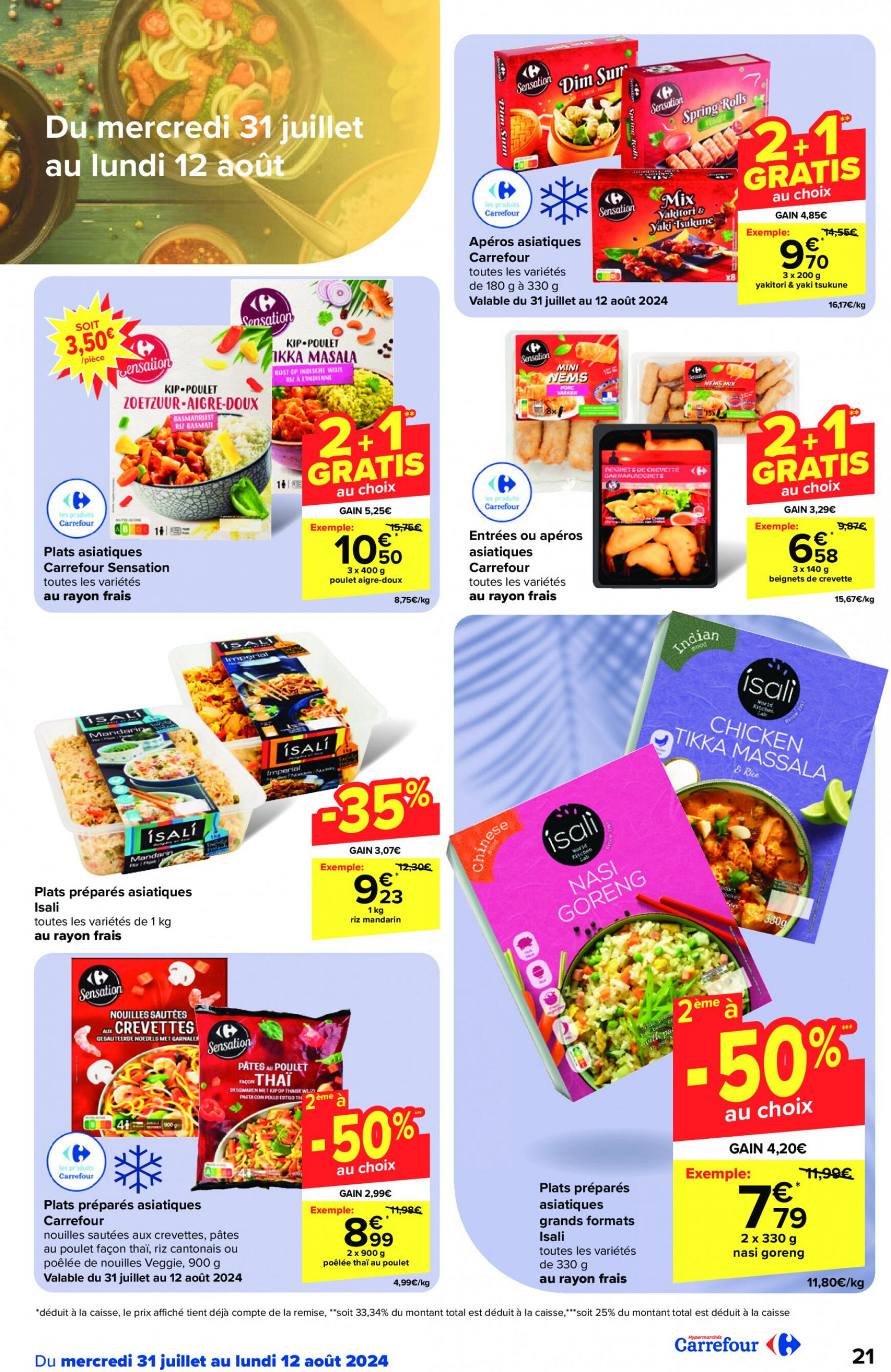 carrefour - Carrefour Hypermarchés folder huidig 31.07. - 15.08. - page: 21