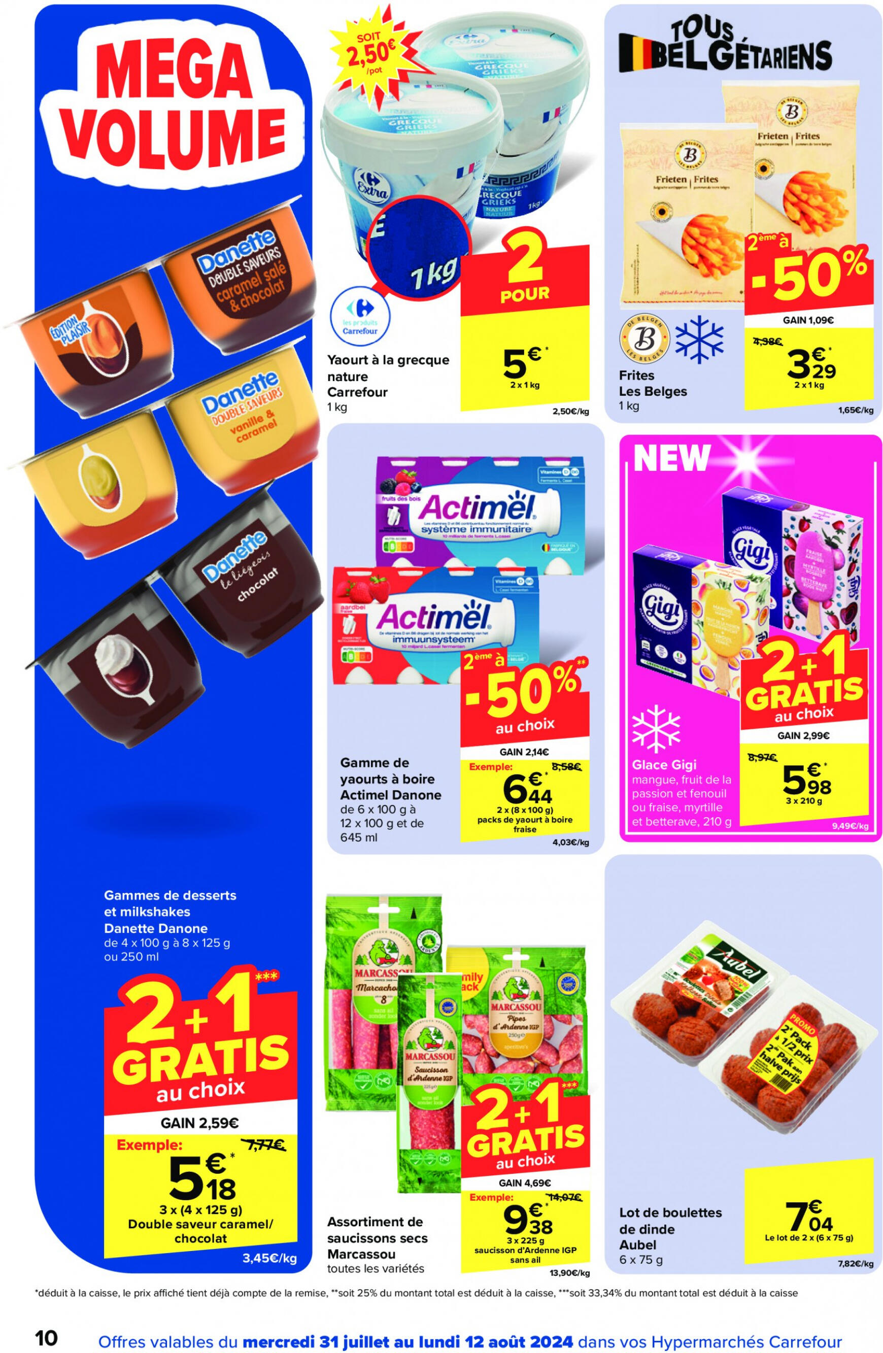 carrefour - Carrefour Hypermarchés folder huidig 31.07. - 15.08. - page: 10