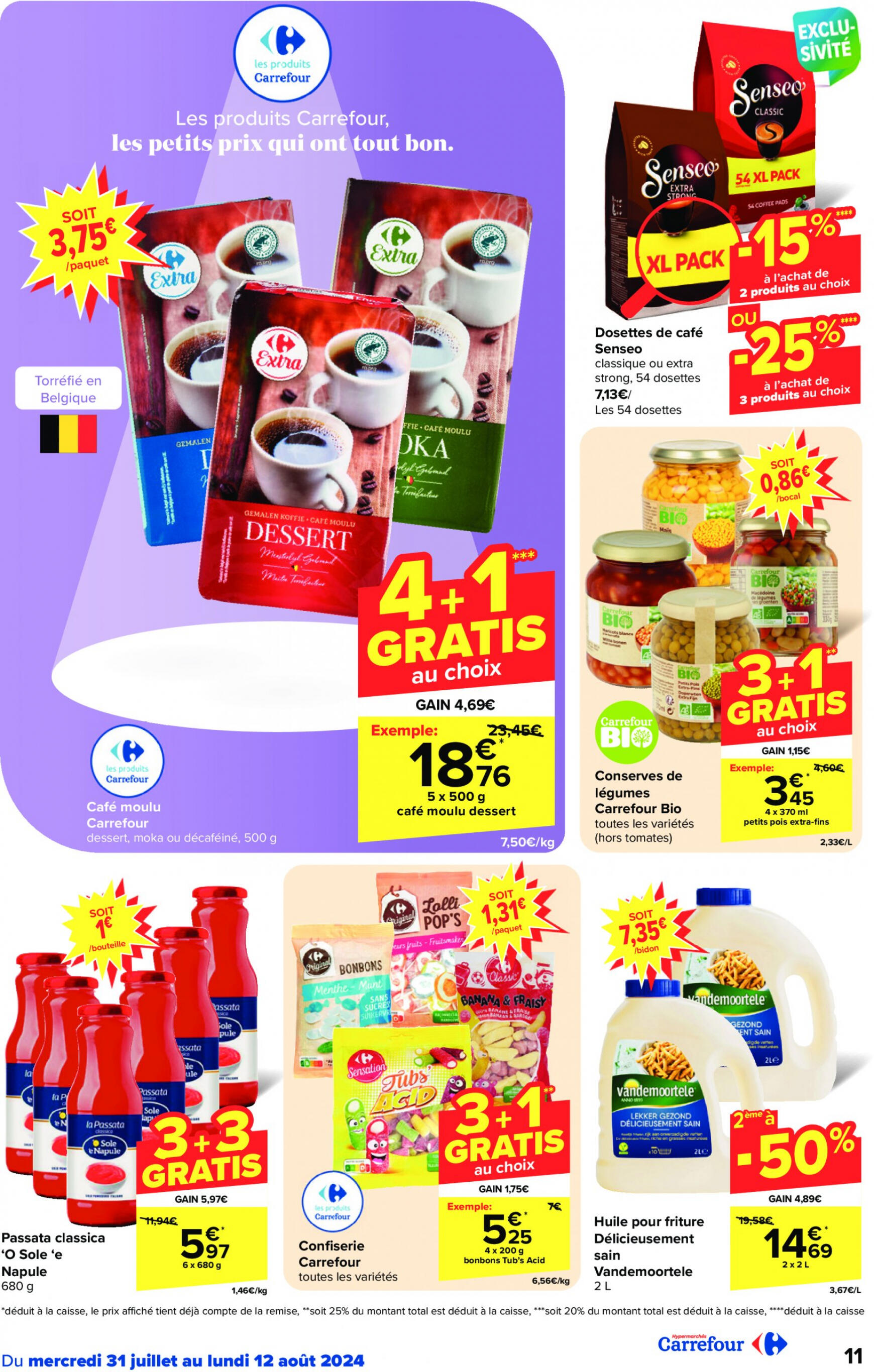 carrefour - Carrefour Hypermarchés folder huidig 31.07. - 15.08. - page: 11