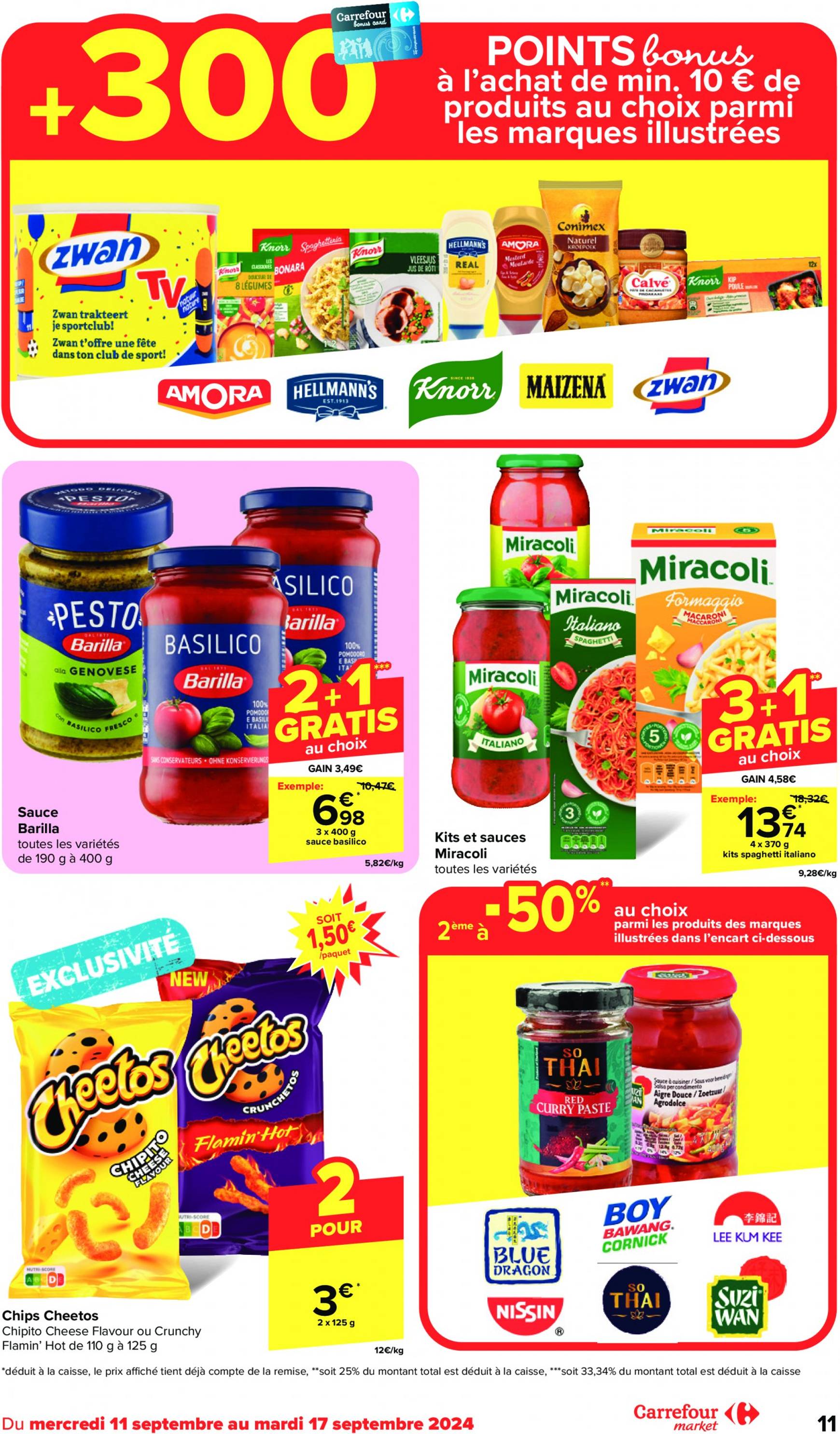 carrefour - Carrefour Market folder huidig 11.09. - 17.09. - page: 11