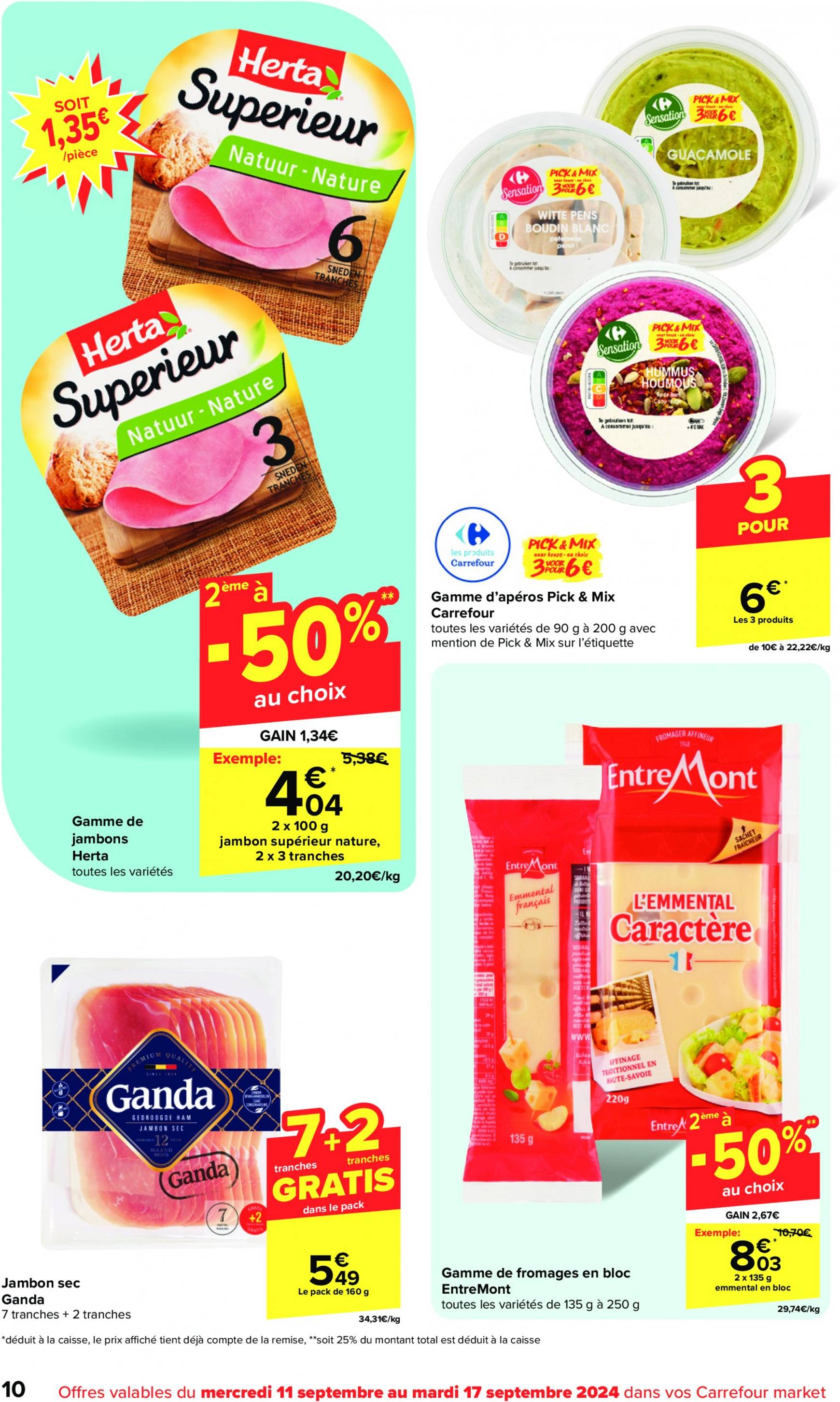 carrefour - Carrefour Market folder huidig 11.09. - 17.09. - page: 10