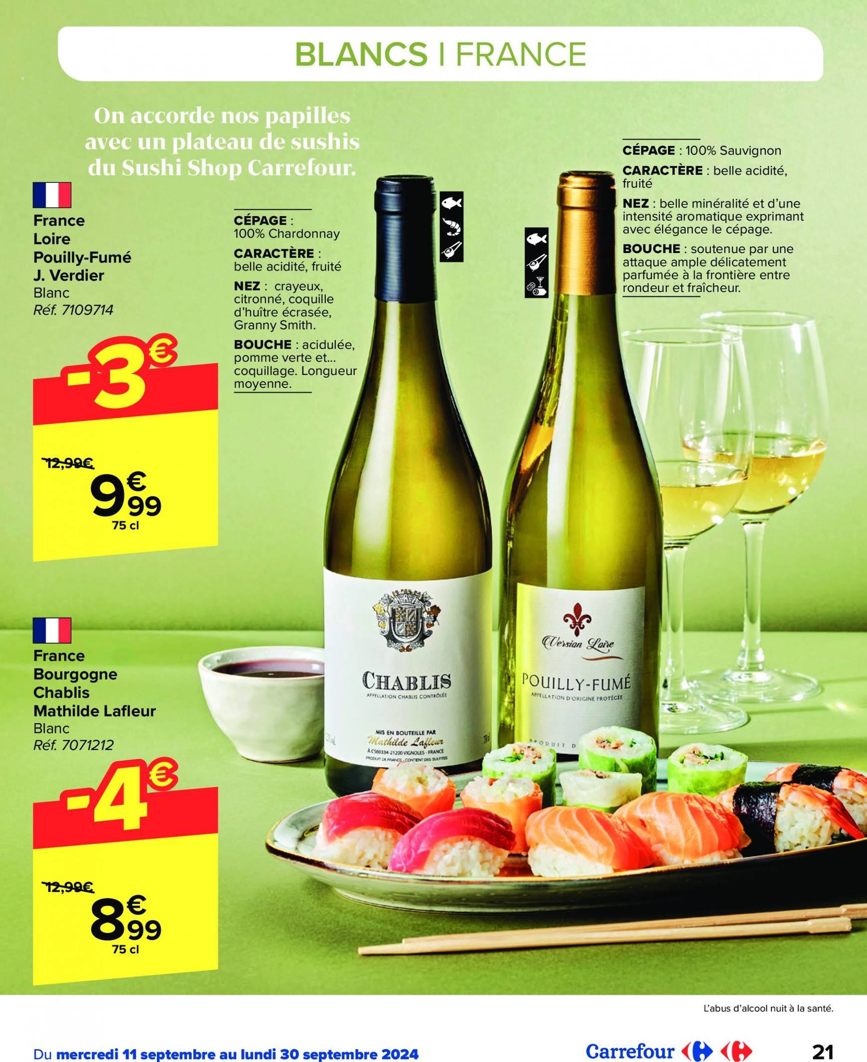 carrefour - Carrefour - Foire aux Vins folder huidig 11.09. - 30.09. - page: 21